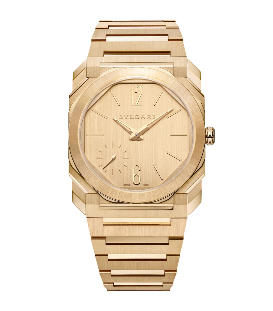 Bvlgari Yellow Gold Octo Finissimo Automatic Watch 37mm No Color Image 1