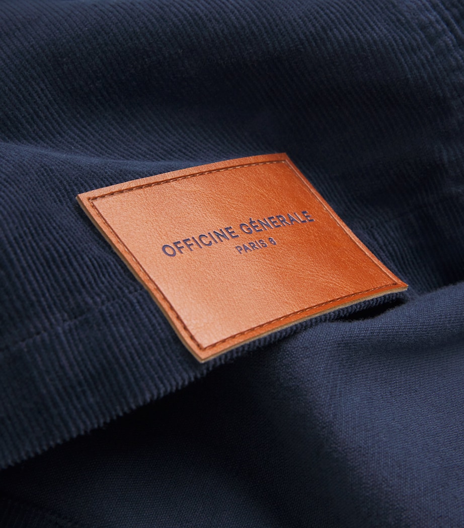 Corduroy Overshirt DARK NAVY Image 5