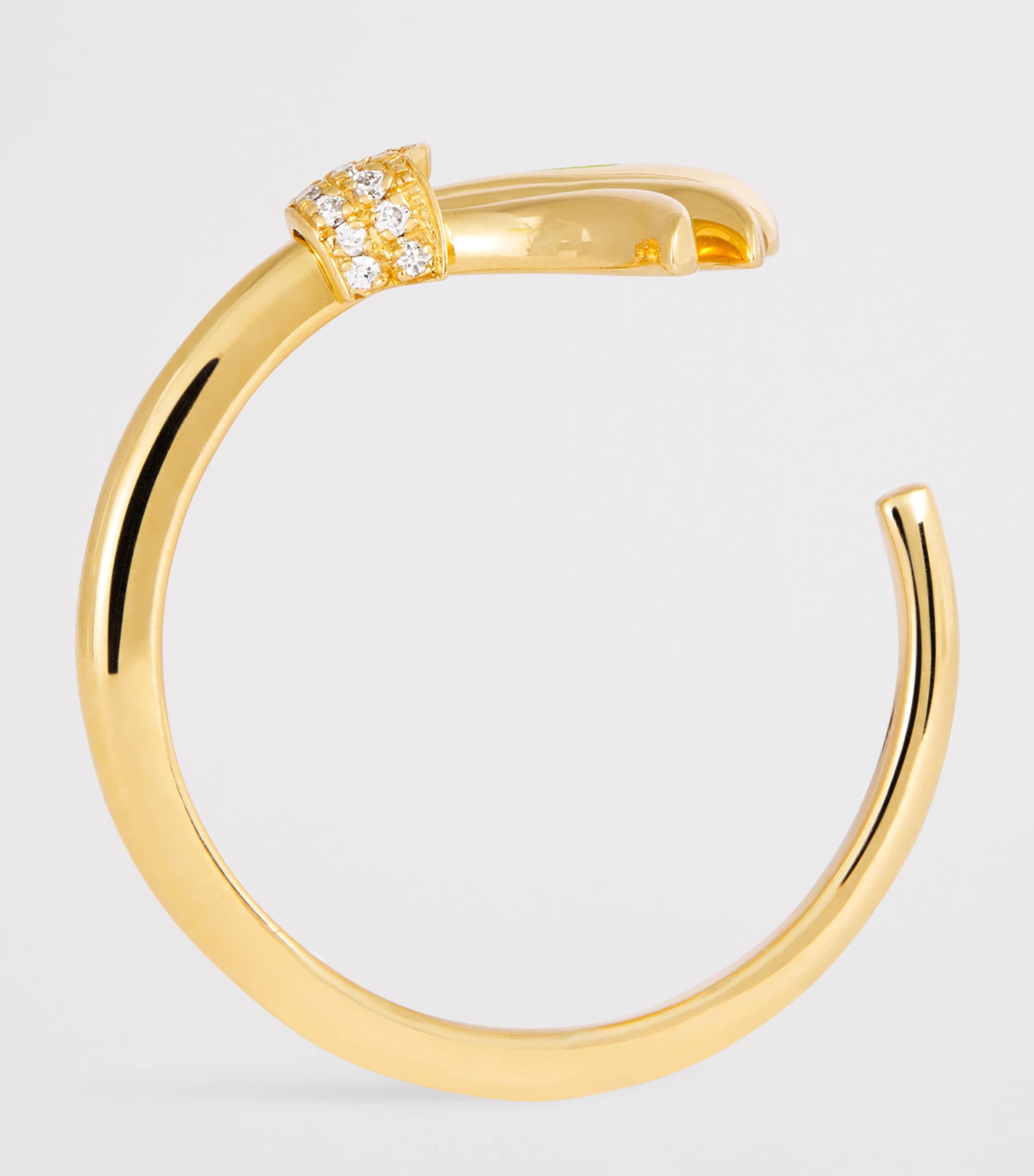 Mini Yellow Gold and Diamond Psychedeliah On A Vine Ring YELLOW GOLD Image 3