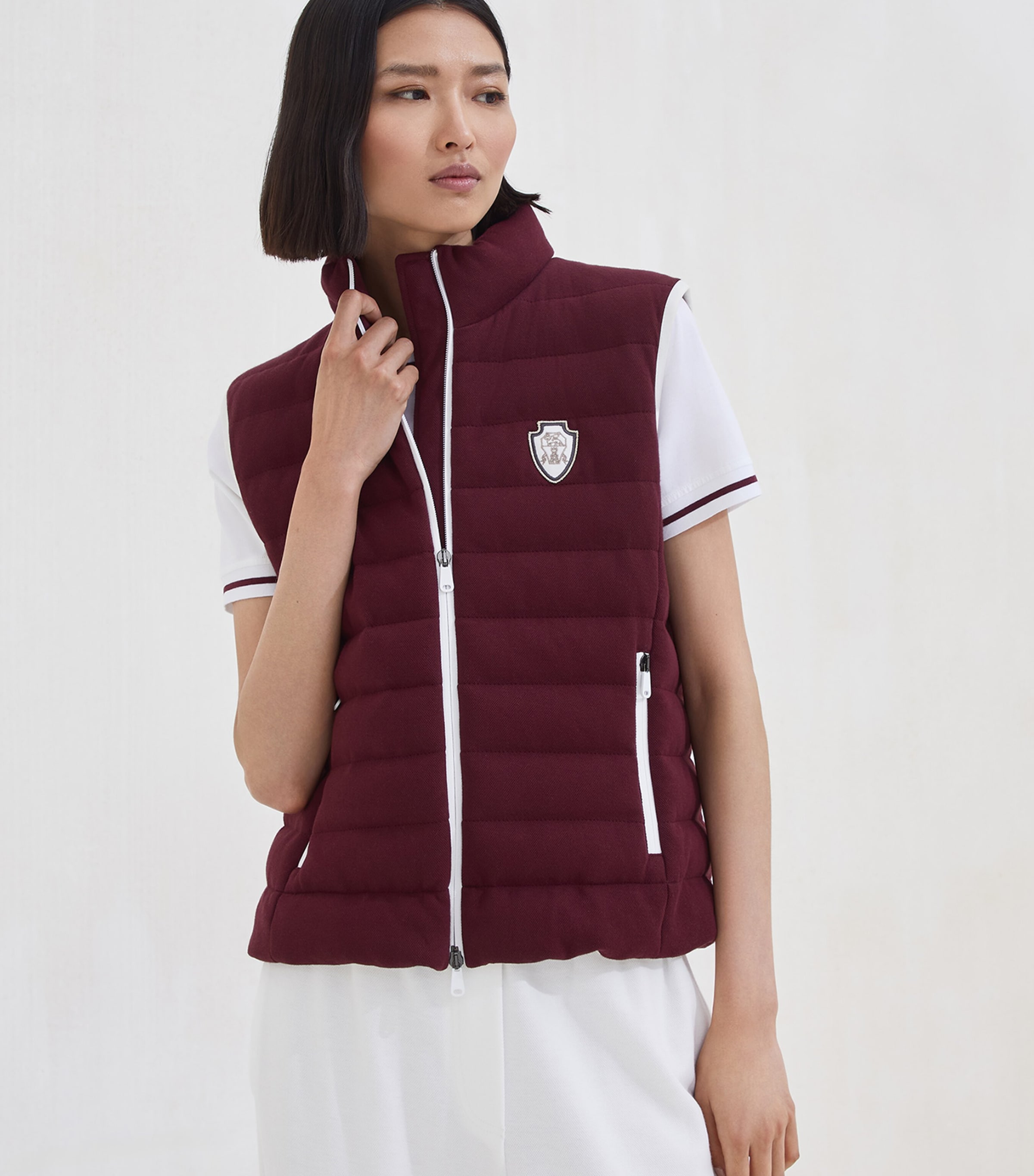 Techno Cotton Piqué Padded Gilet C9663 Image 3