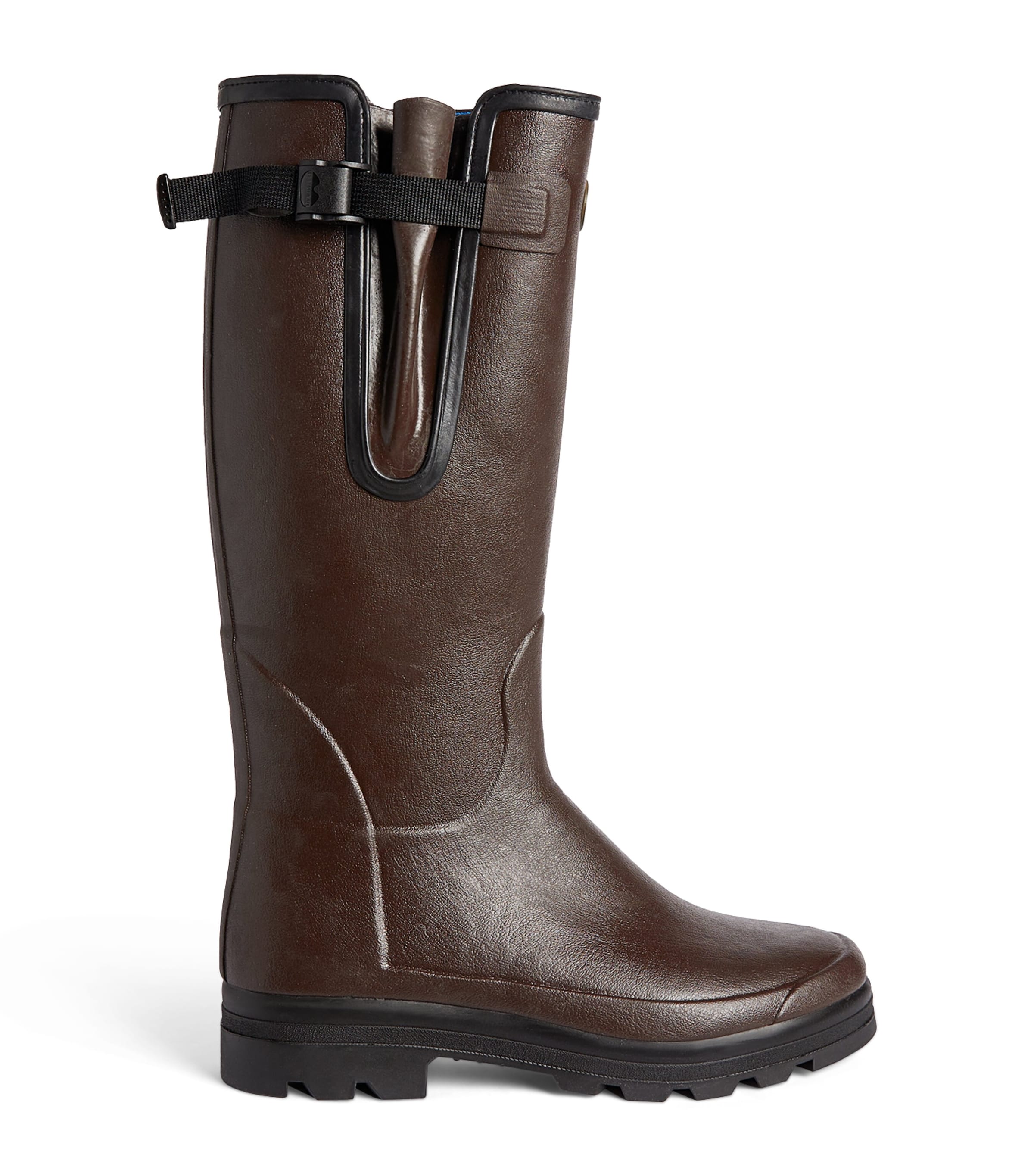 Le Chameau Neoprene-lined Vierzonord Wellington Boots In Brown