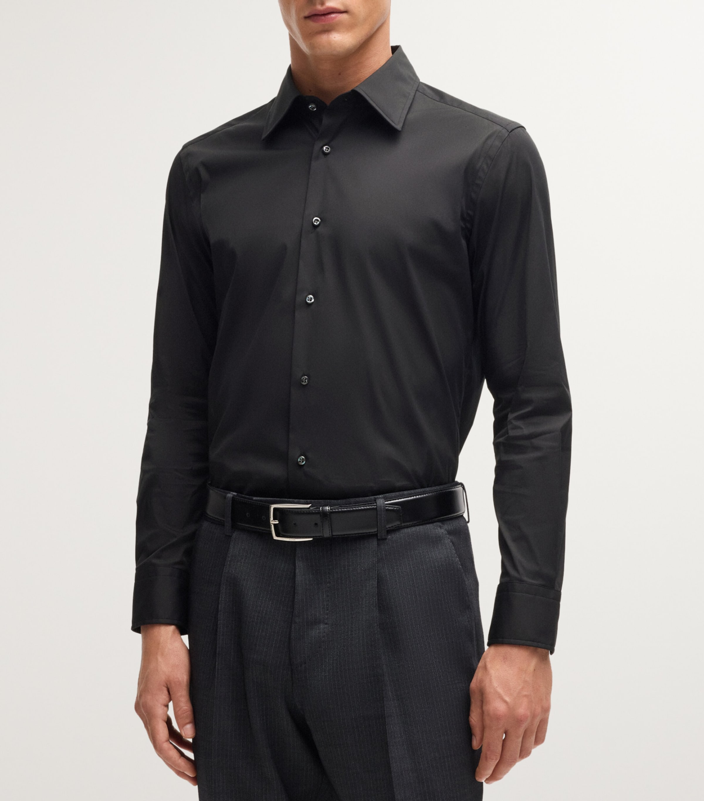 Stretch-Cotton Slim Shirt 1 Image 2