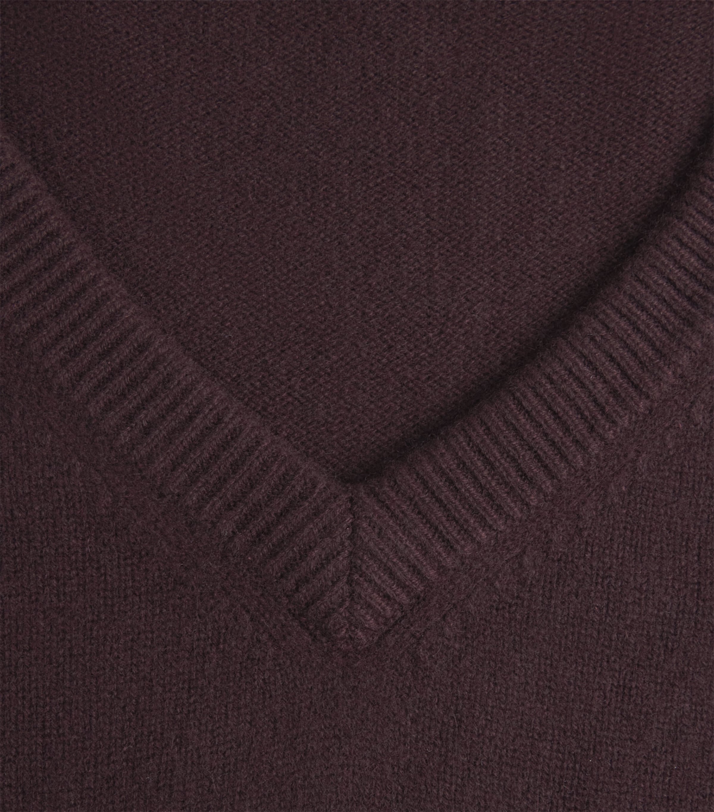 FRAME Womens Cashmere V-Neck Sweater Currant Image 6