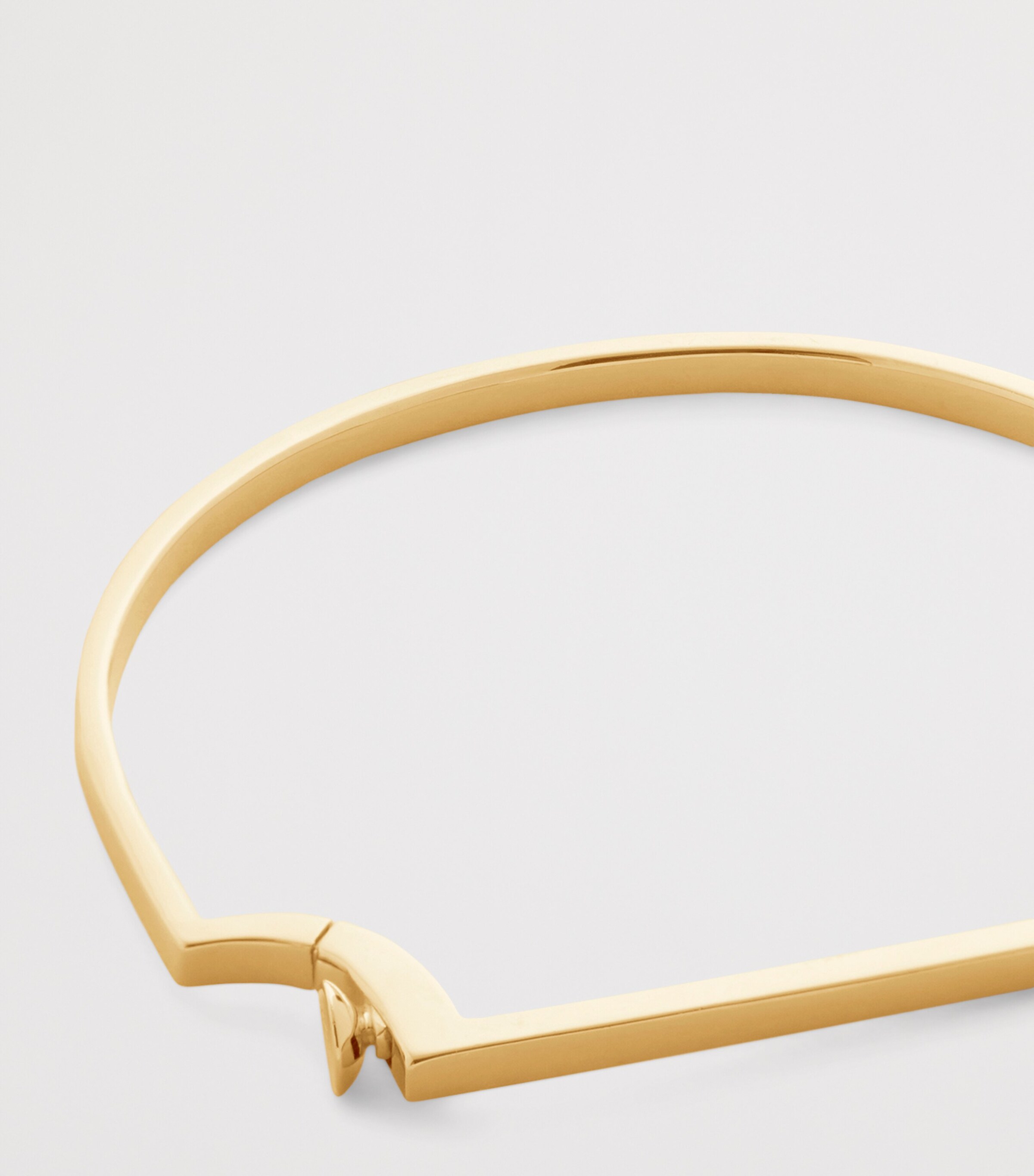 Monica Vinader Gold Vermeil Signature Slim Bangle Gold Vermeil Image 3