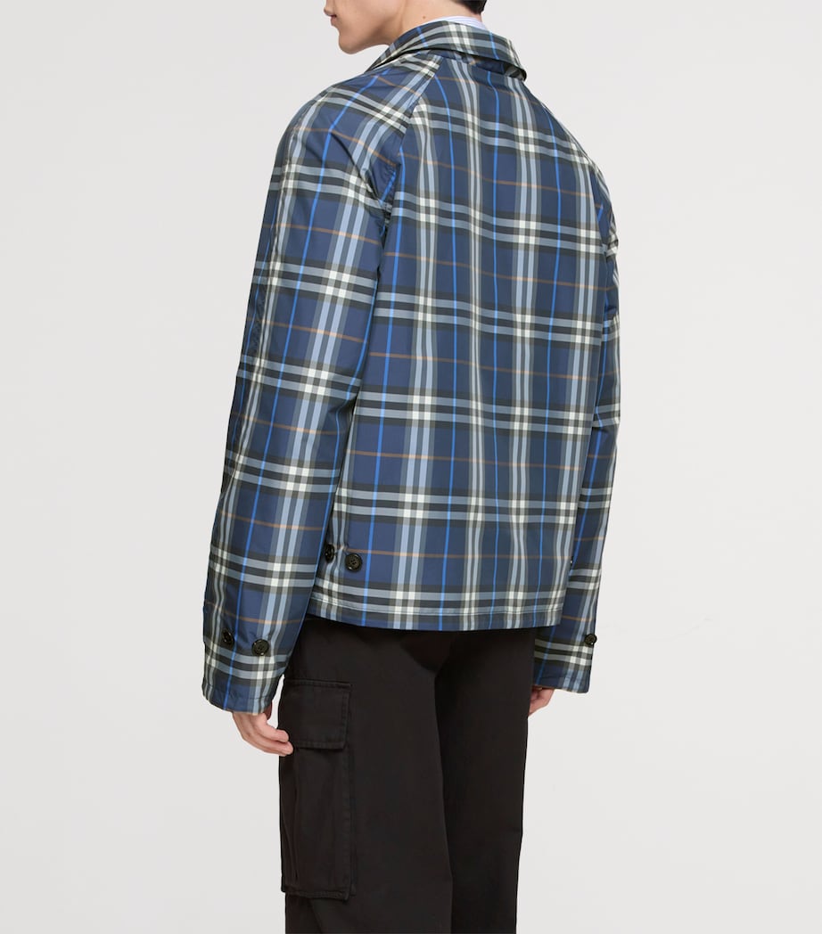 Cotton Reversible Jacket SILHOUETTE BLUE Image 3