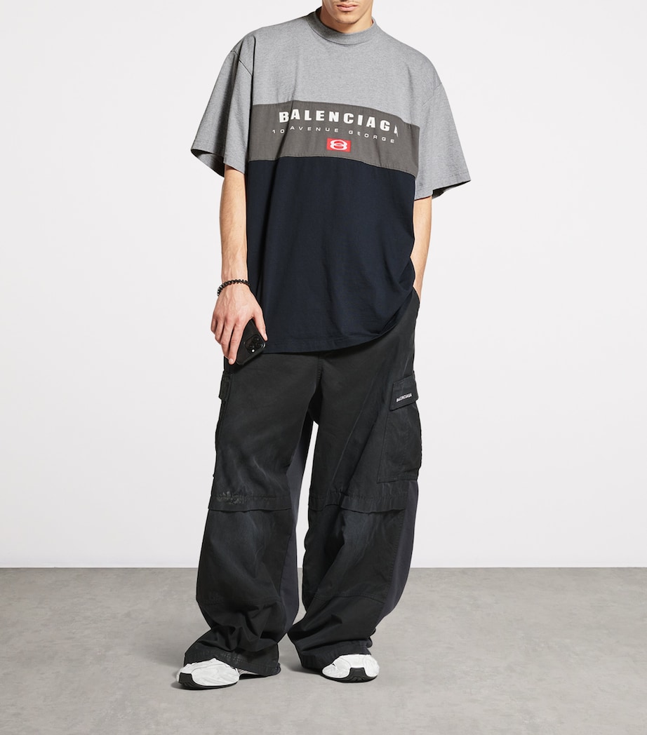 Cotton Oversized Logo T-Shirt 1300 Image 2