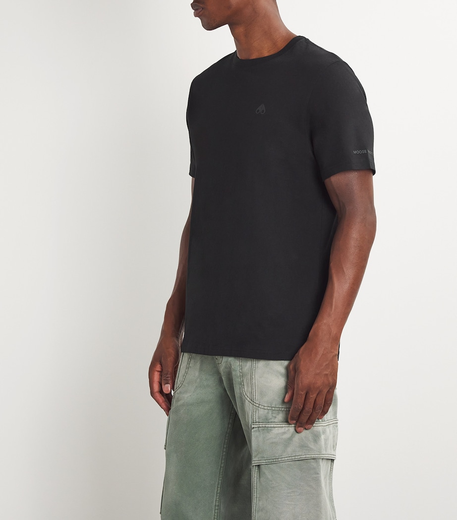 Cotton Satellite T-Shirt 292 - BLACK Image 3