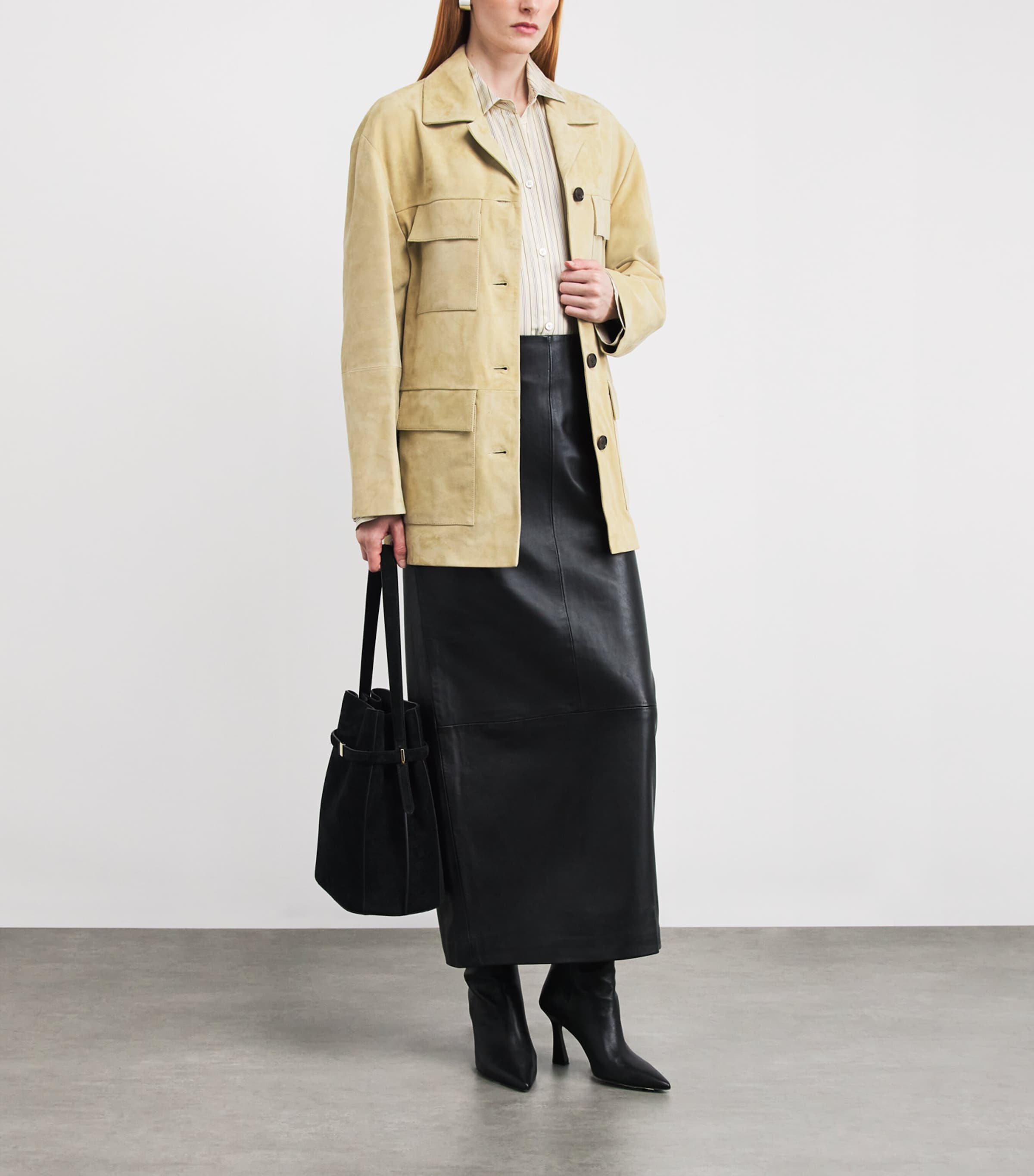 Suede Sendy Jacket GRAVEL Image 2