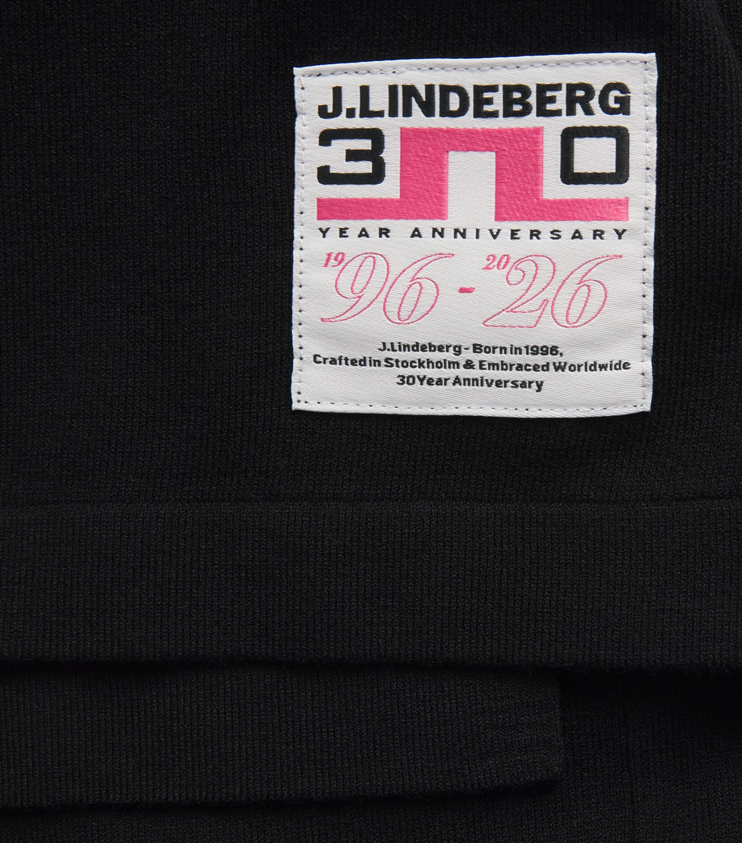 J Lindeberg Mens 30Y Wallis Knit Polo Shirt Black Image 6