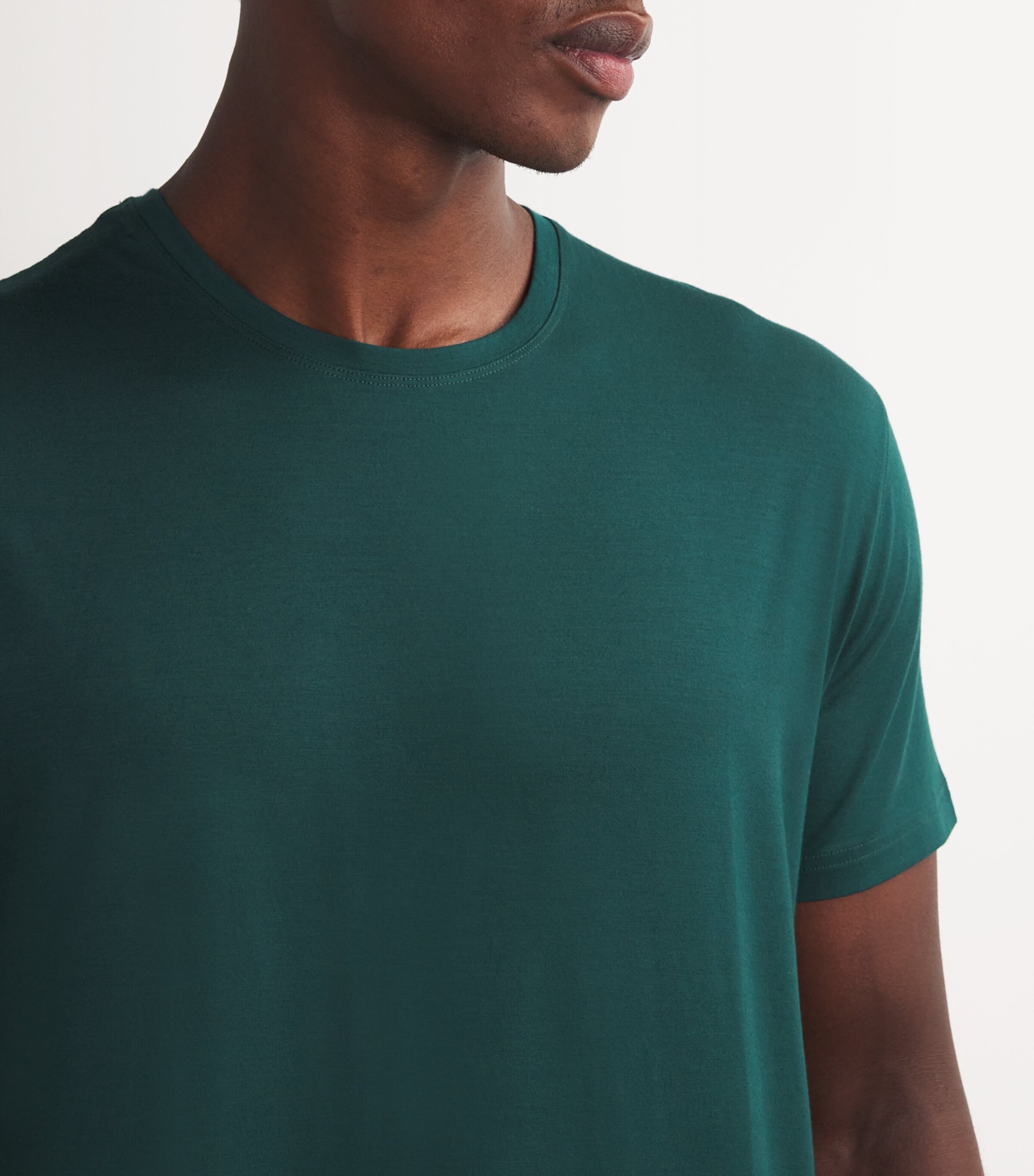 Derek Rose Mens Basel T-Shirt Green Image 6