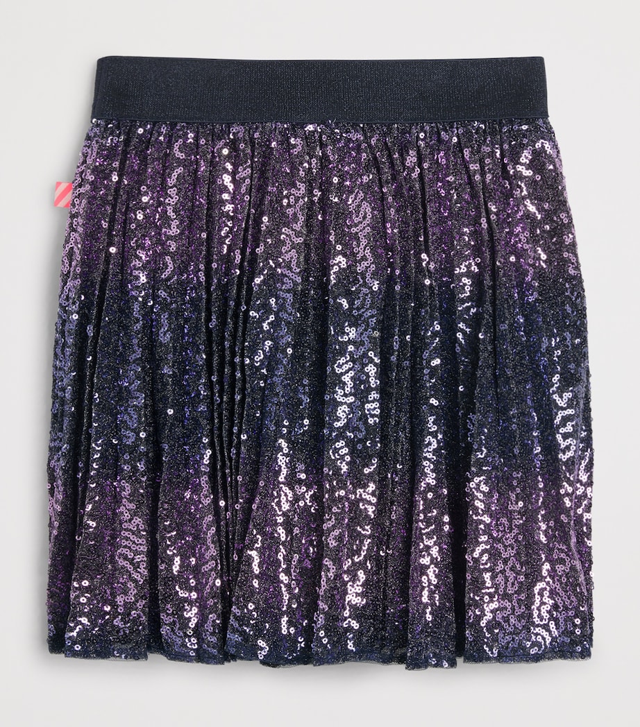 Billieblush Sequin Skirt (4-12 Years) Navy Image 2