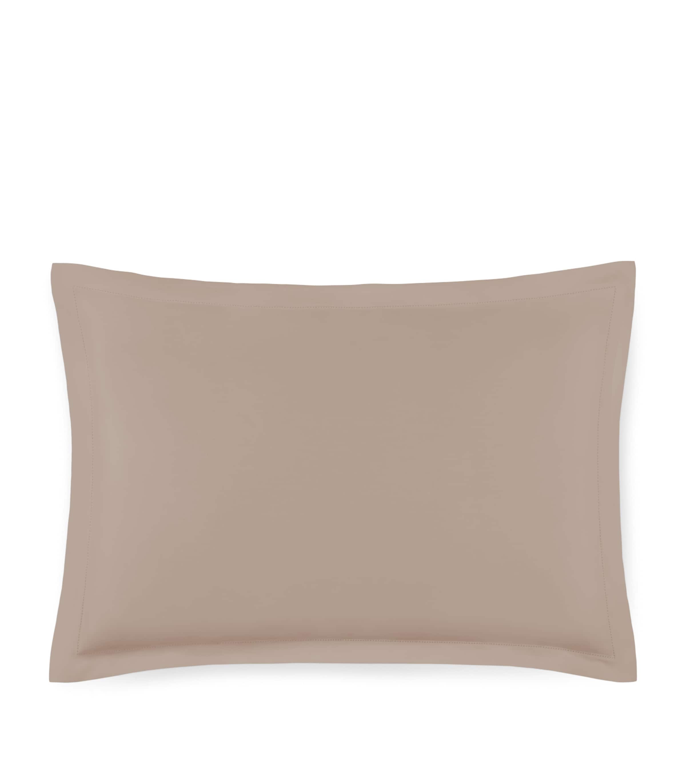 Amalia Suave Oxford Pillowcases Pair In Brown