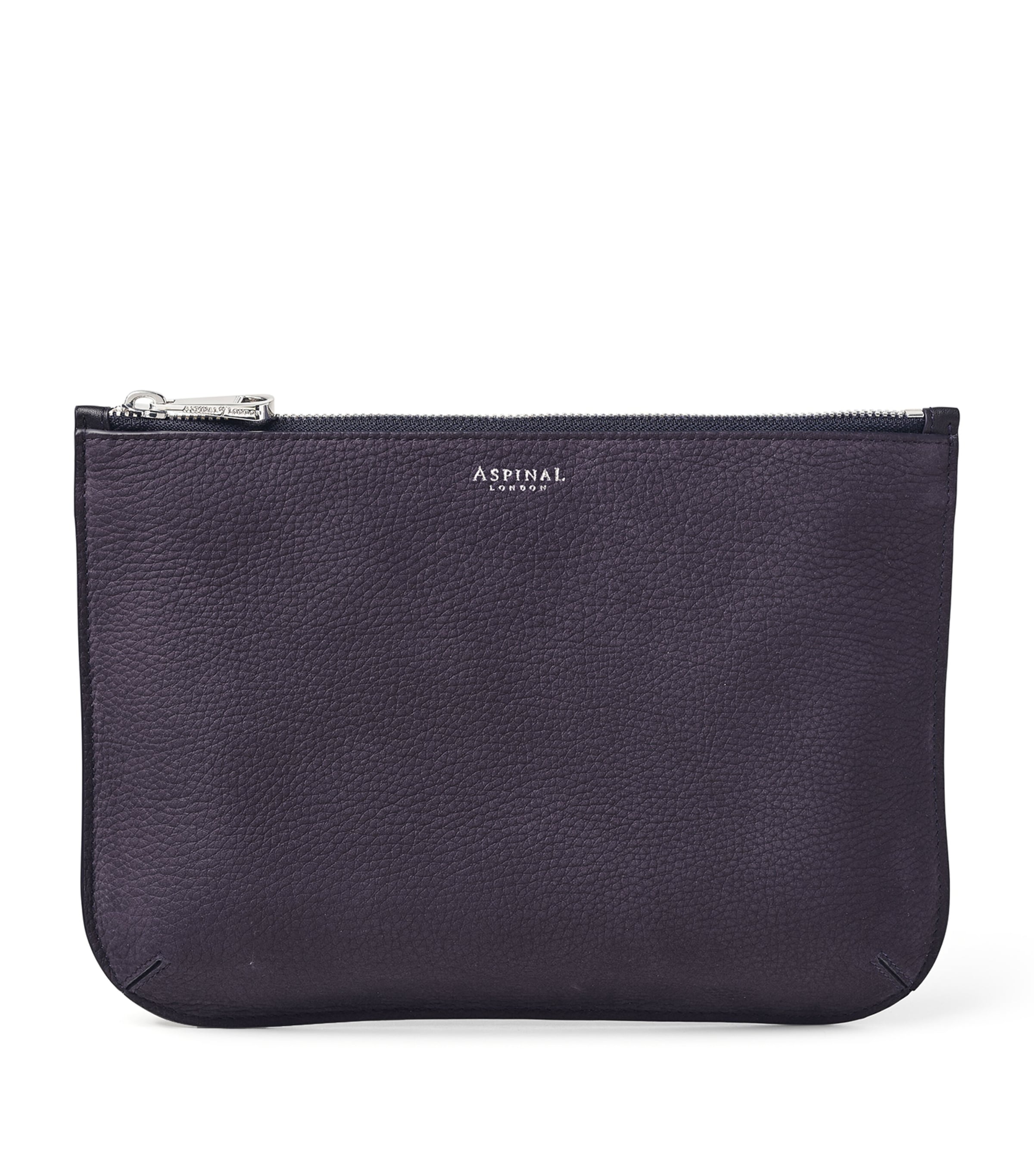 Aspinal Of London Large Ella Pouch In Blue