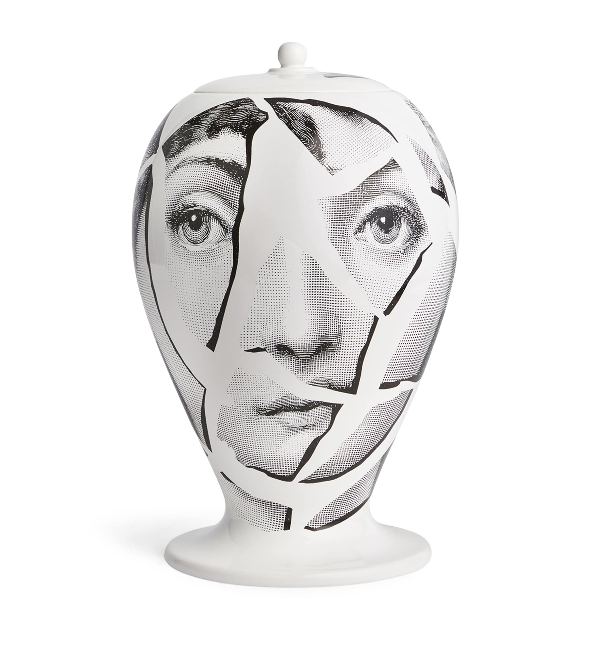 Fornasetti Cocci Vase In White