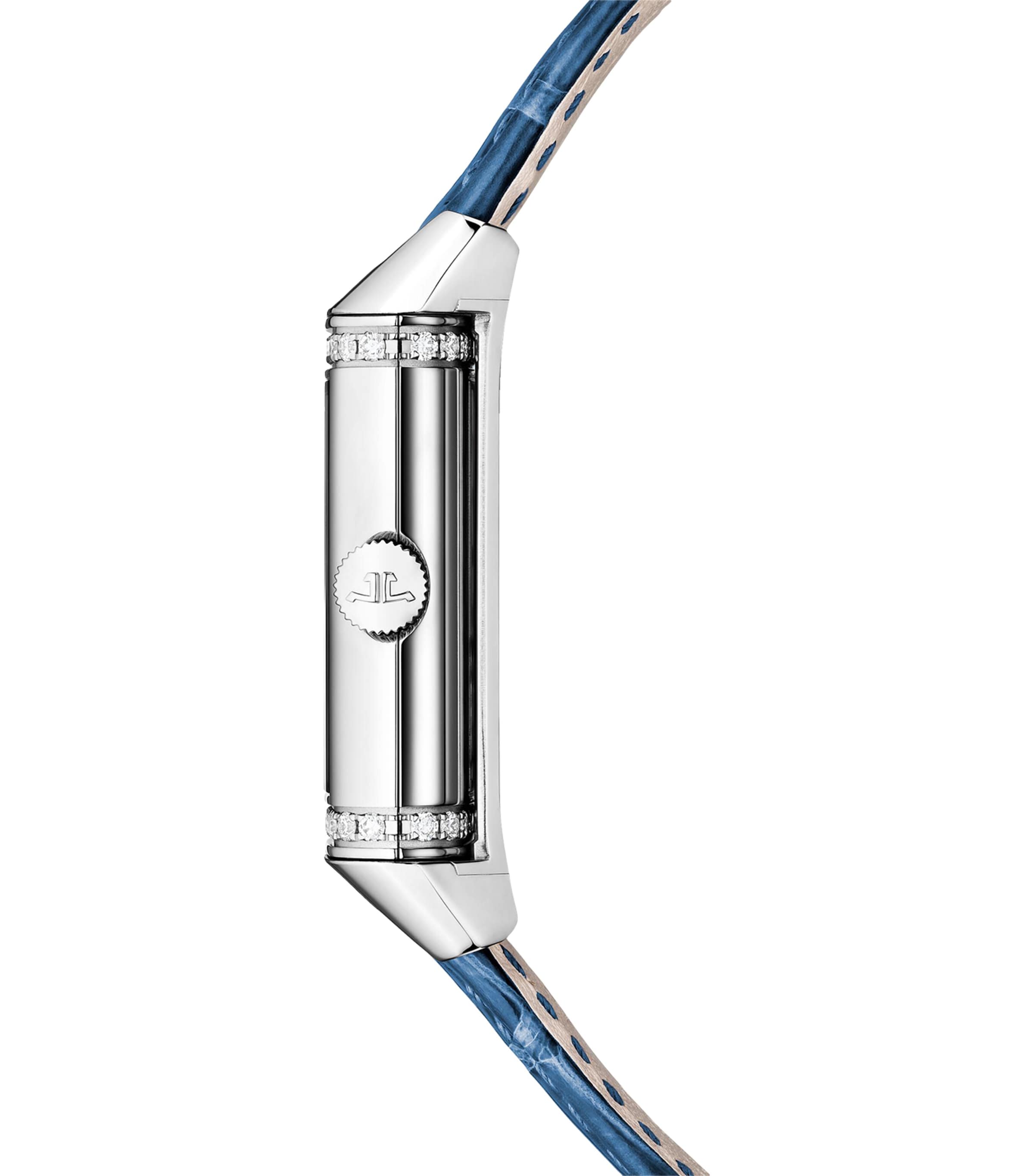 Stainless Steel and Diamond Reverso Classic Duetto Watch 24.4mm STAINLESS STEEL Image 5