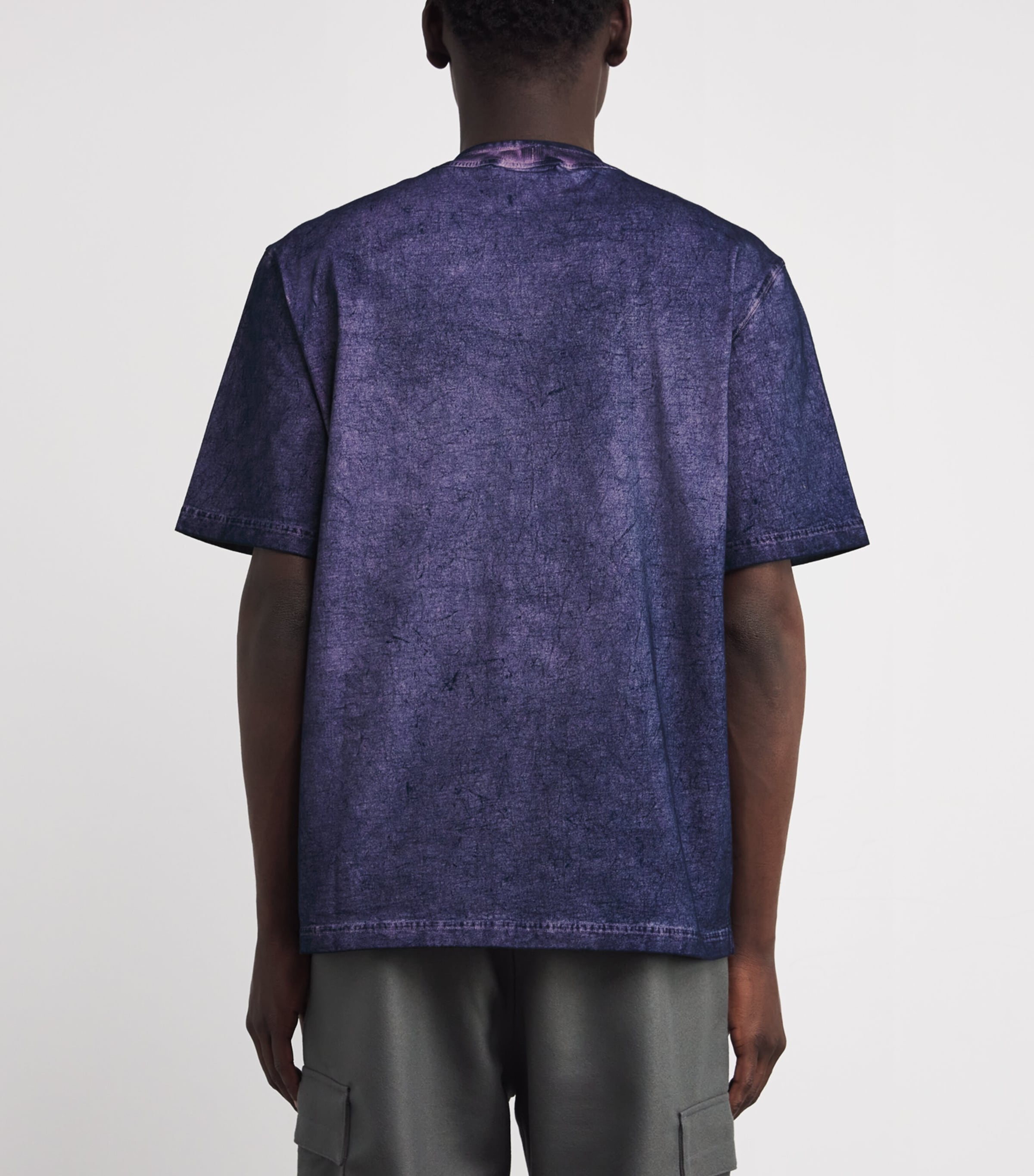 Cotton Faded Logo T-Shirt V0026 Image 4