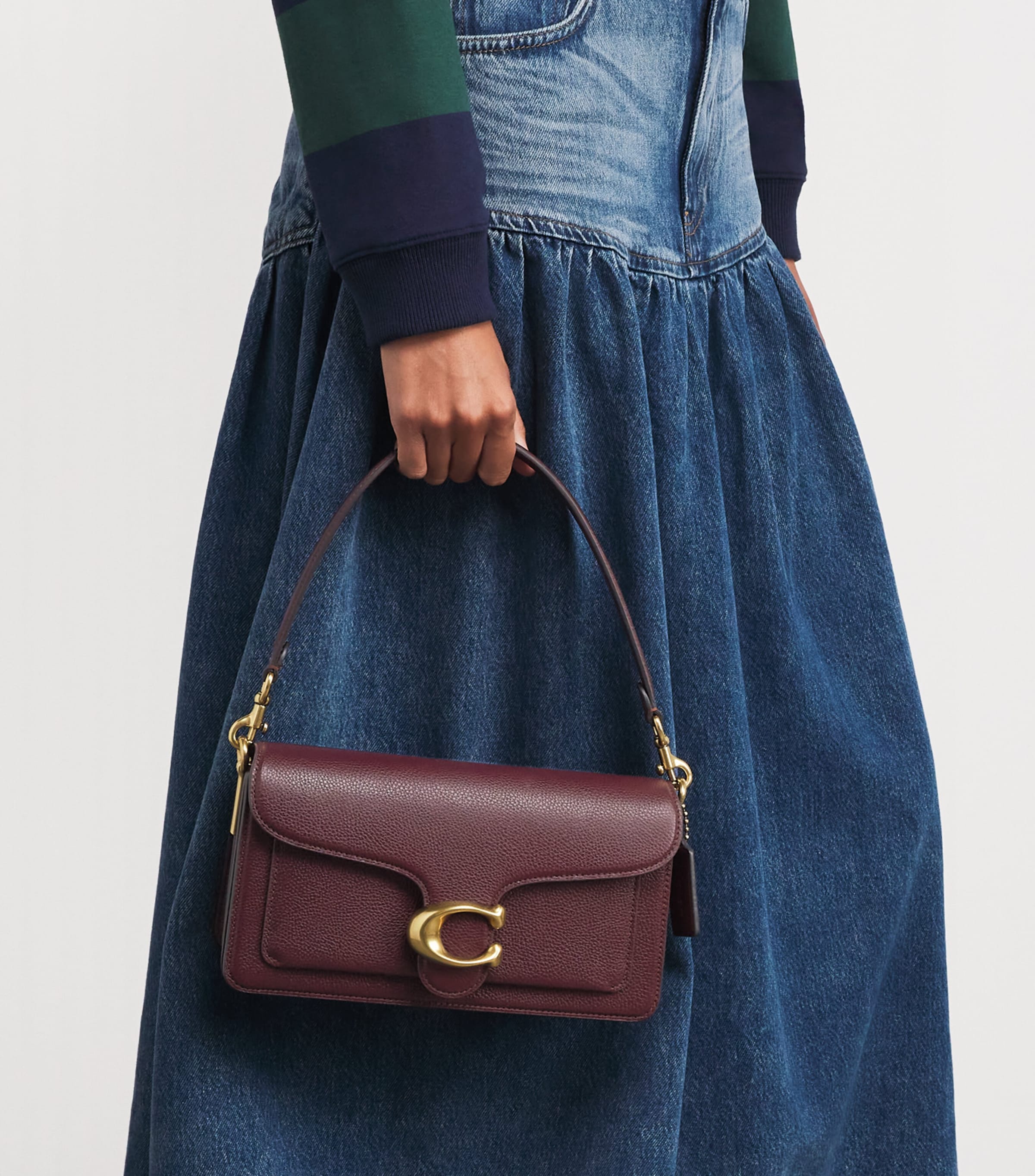 Coach Brown Leather Tabby 26 Shoulder Bag | Harrods QA