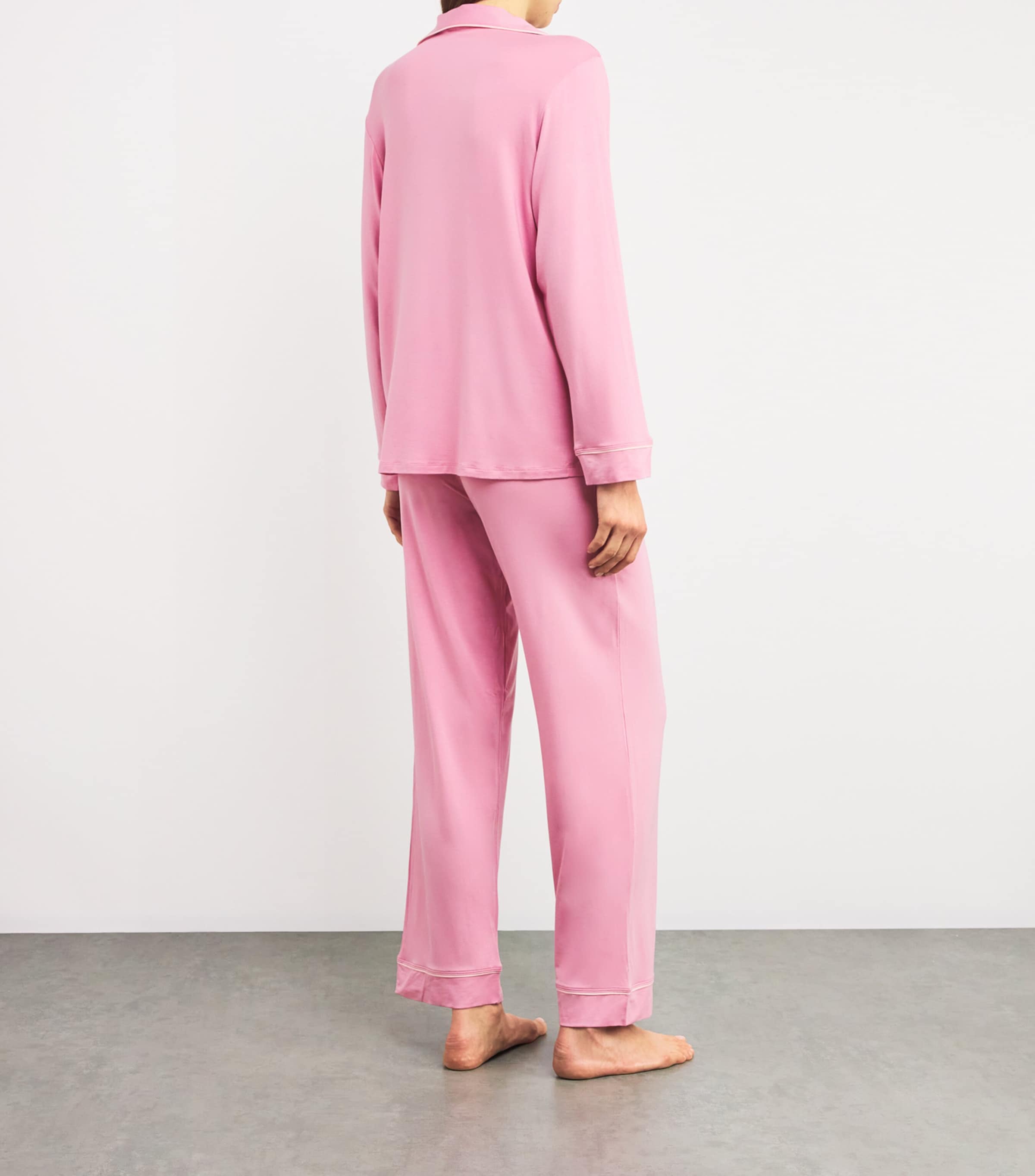 Gisele Long Piped Pyjama Set ORCHID/PTL PNK RQ/PP Image 3