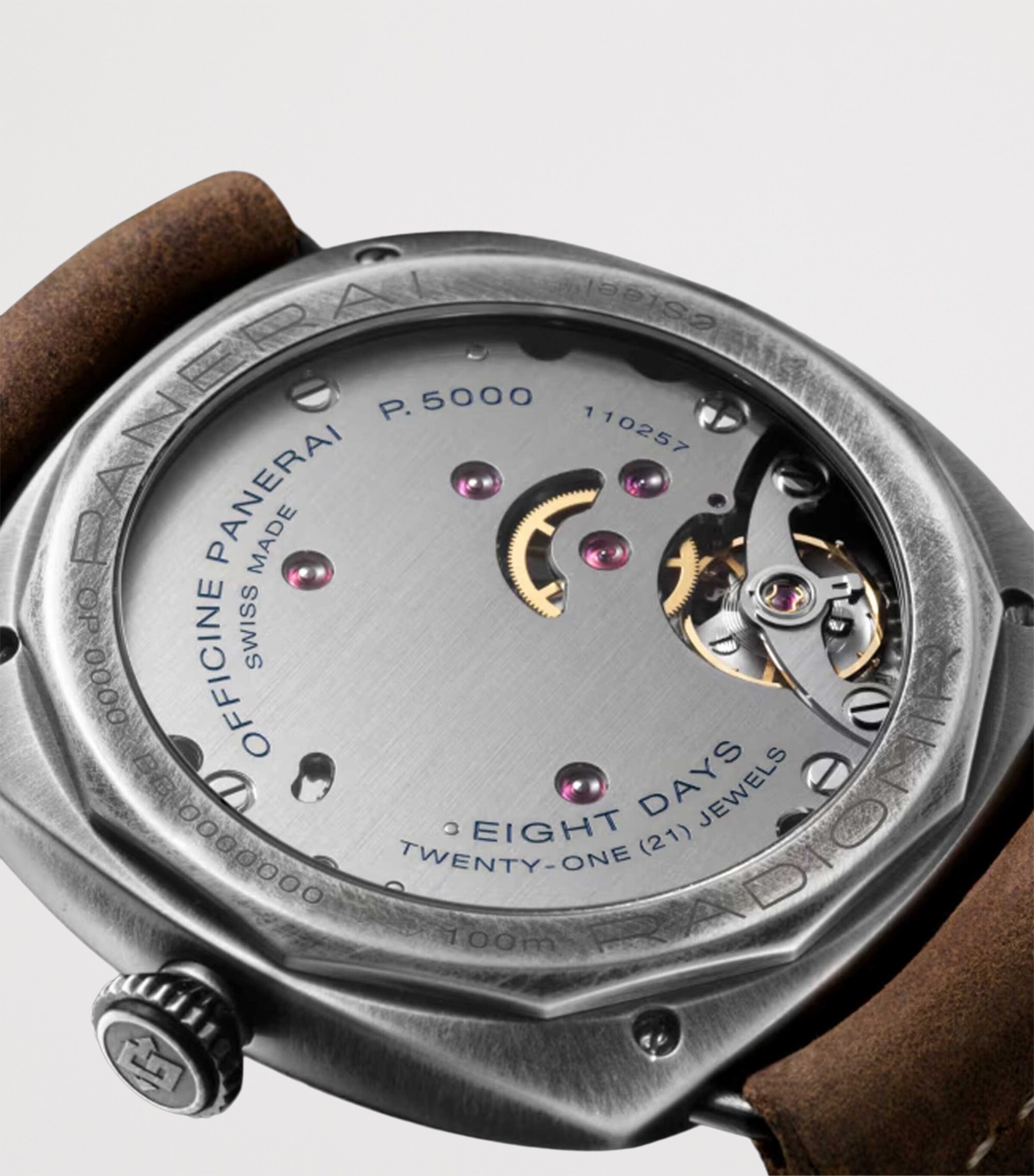 Stainless Steel Radiomir Otto Giorni Watch 45mm BROWN Image 4