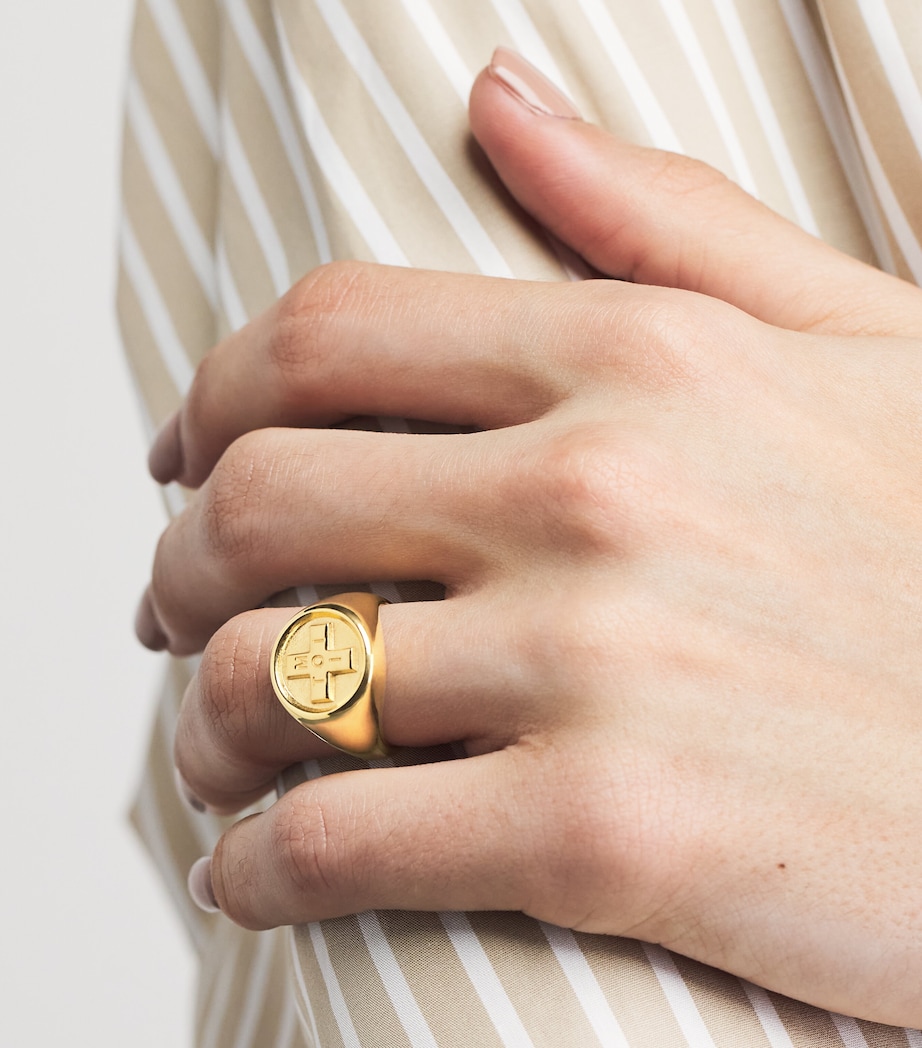 TILLY SVEAAS Gold-Plated Moi + Toi Ring Gold Image 2