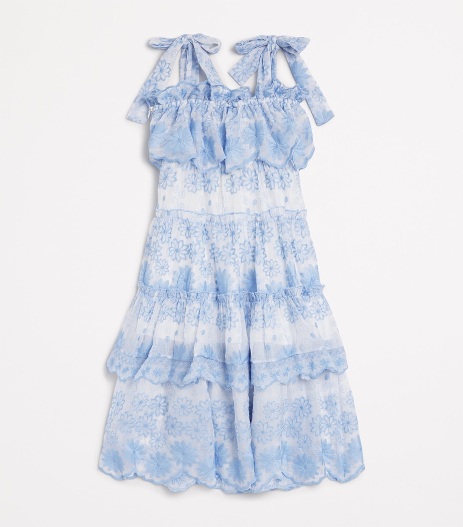 Tiered Lena Dress (3-16 Years) BLUE Image 2