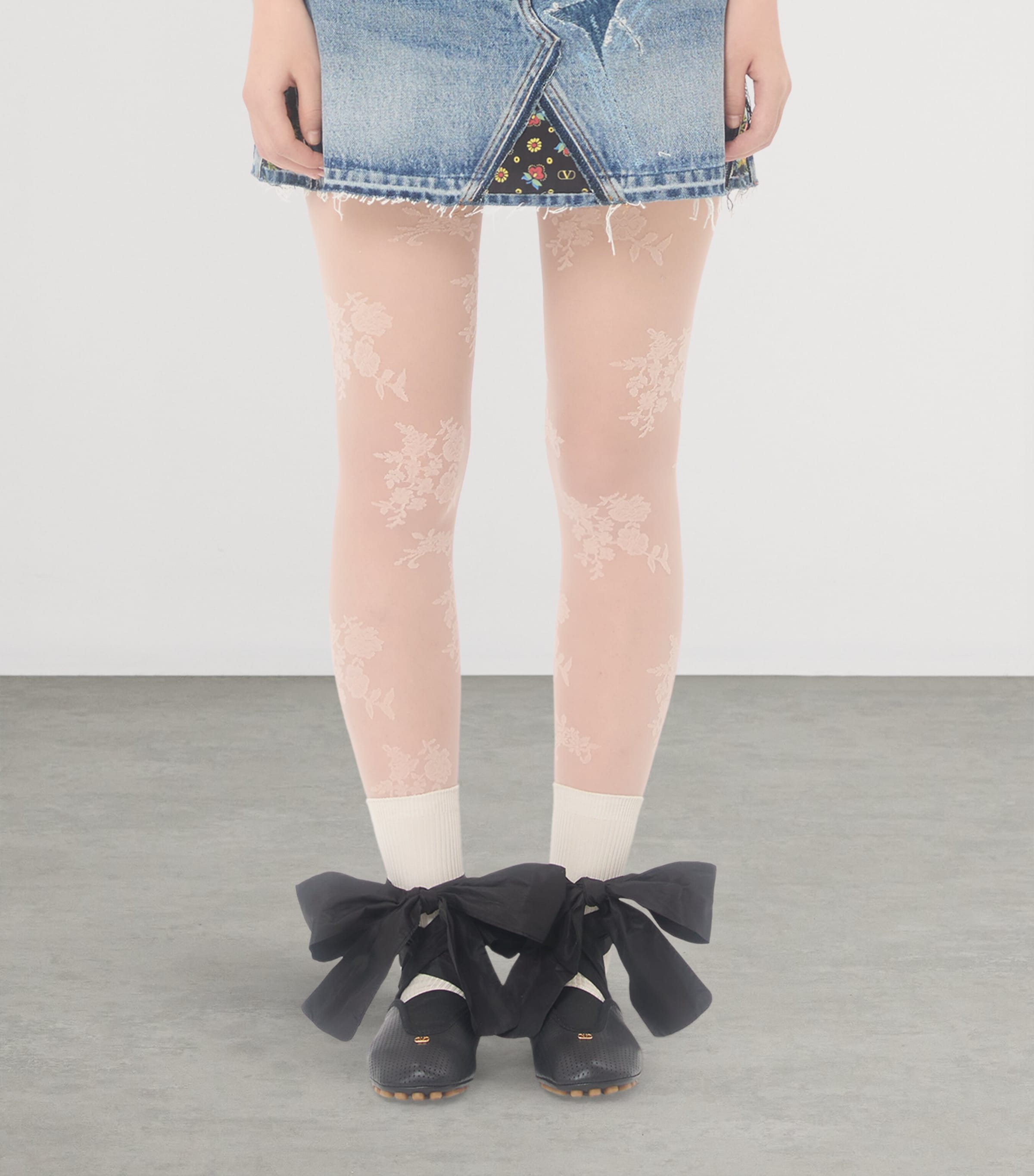 Denim Mini Skirt 558 Image 2