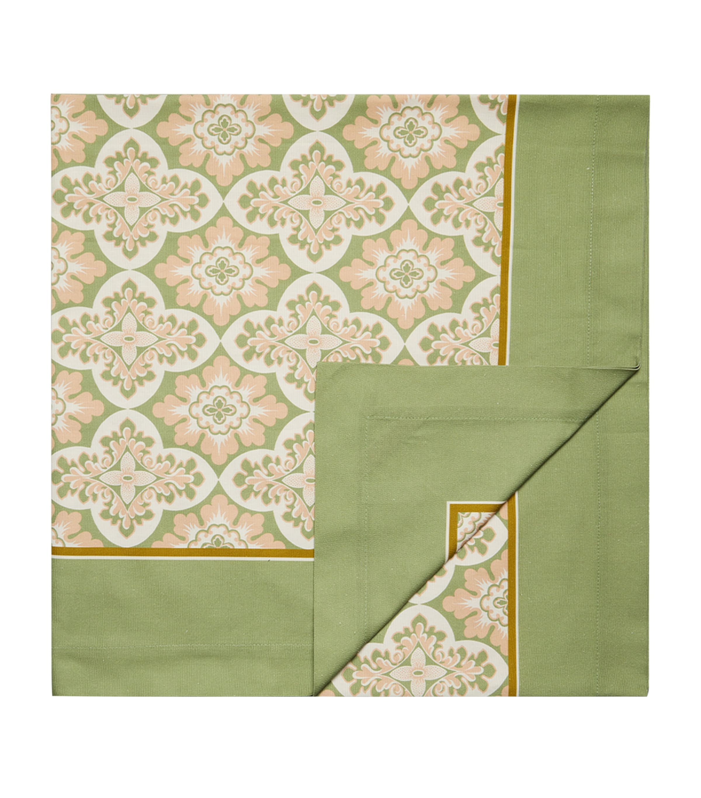 La Doublej Medium Cotton Tablecloth In Pink