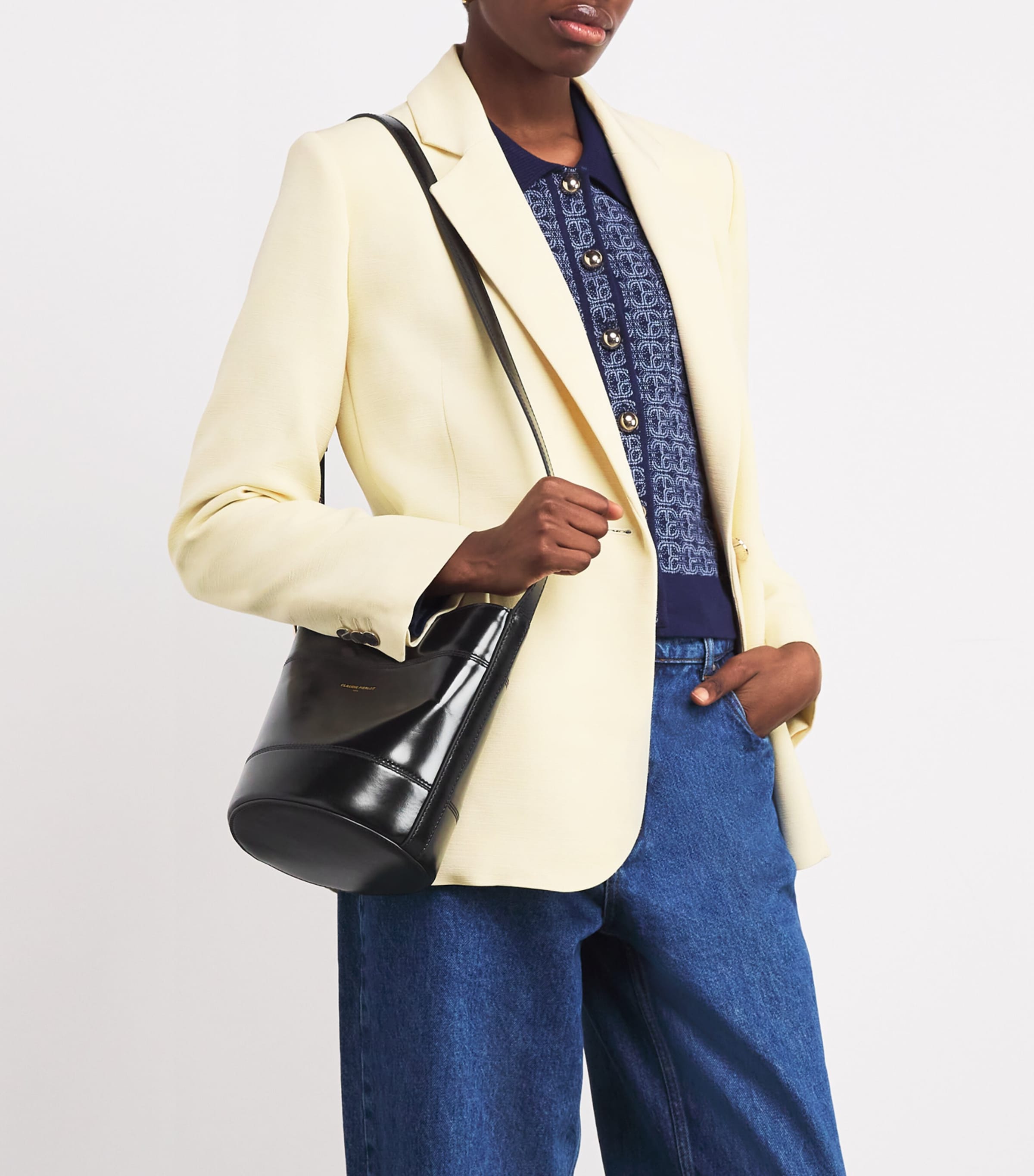 Leather Solveig Bag BLACK Image 2