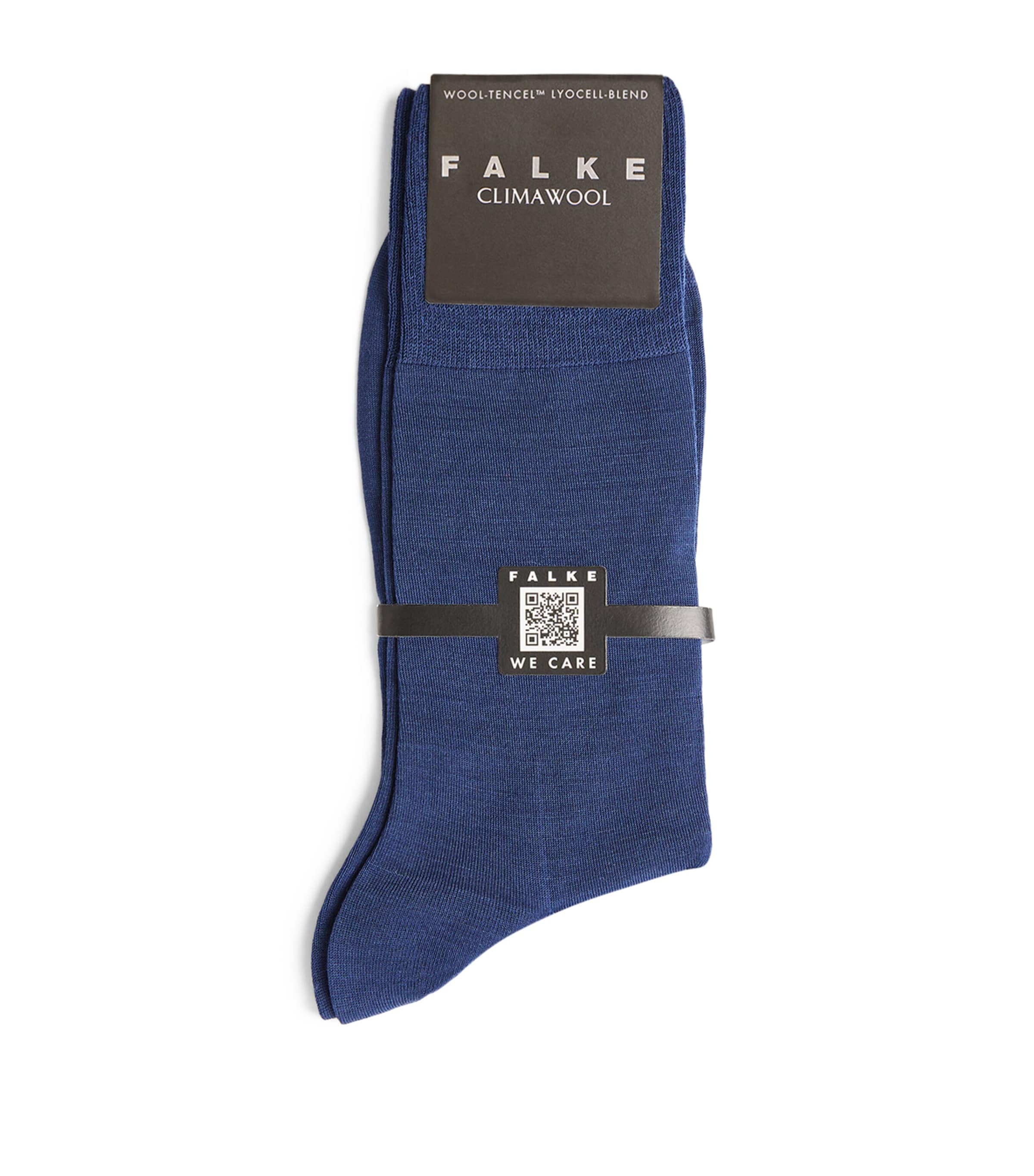 Falke Climawool Socks In Navy