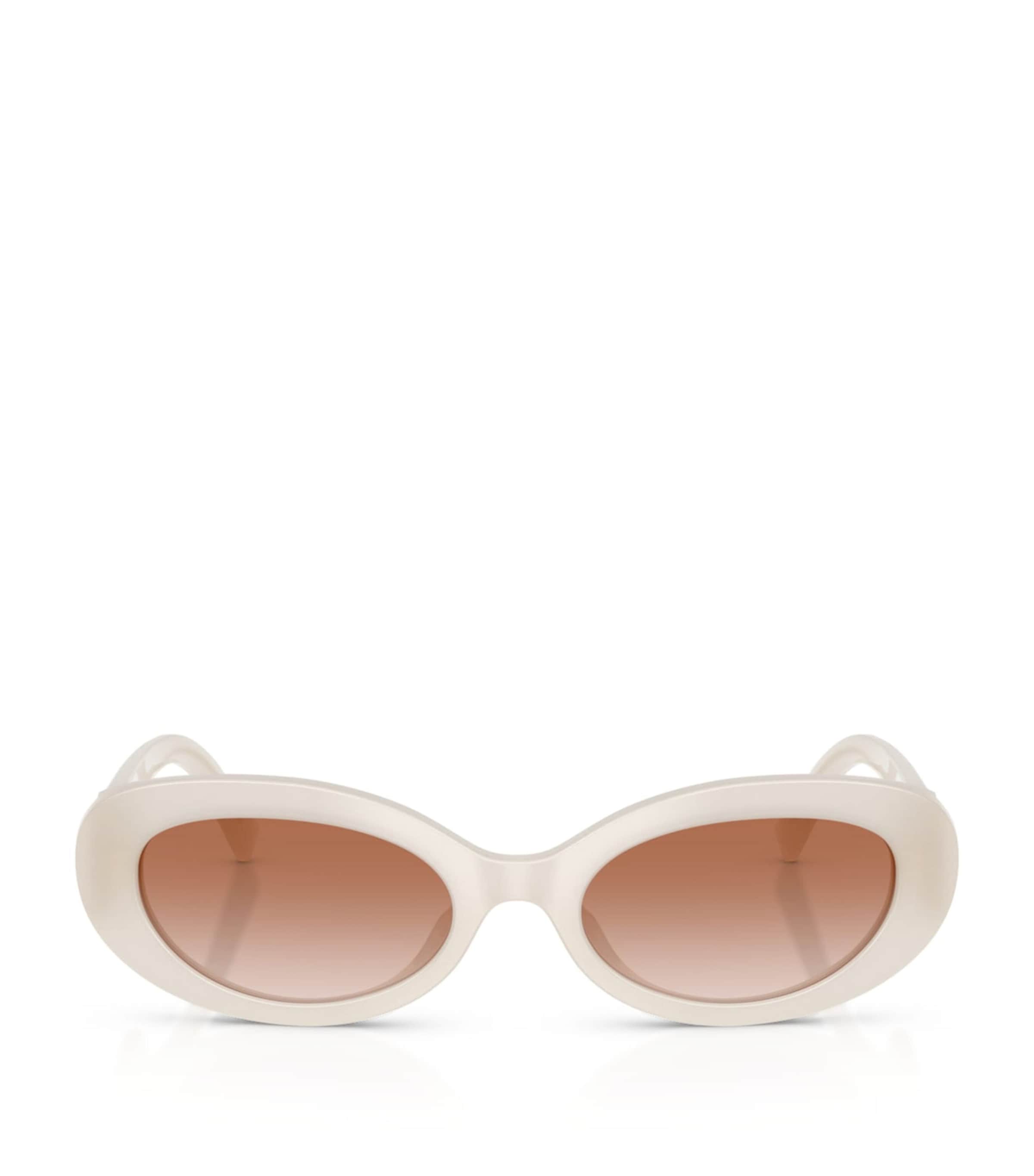 Dolce&Gabbana Oval Sunglasses White Image 1