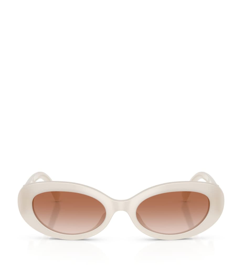 Dolce&Gabbana Oval Sunglasses White Image 1
