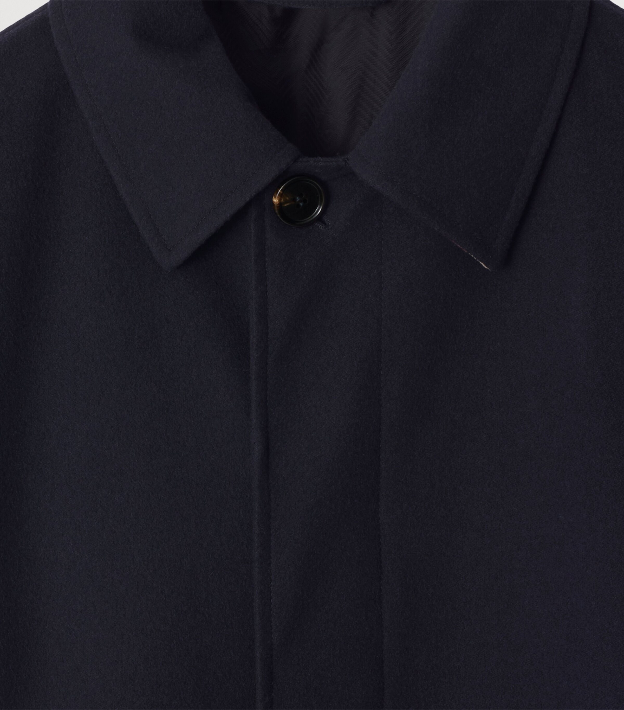 Burberry Mens Cashmere Mid-Length Car Coat Navy Image 5