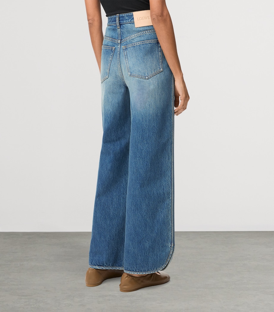 Mid-Rise Relaxed Jeans DENIM BLUE Image 4