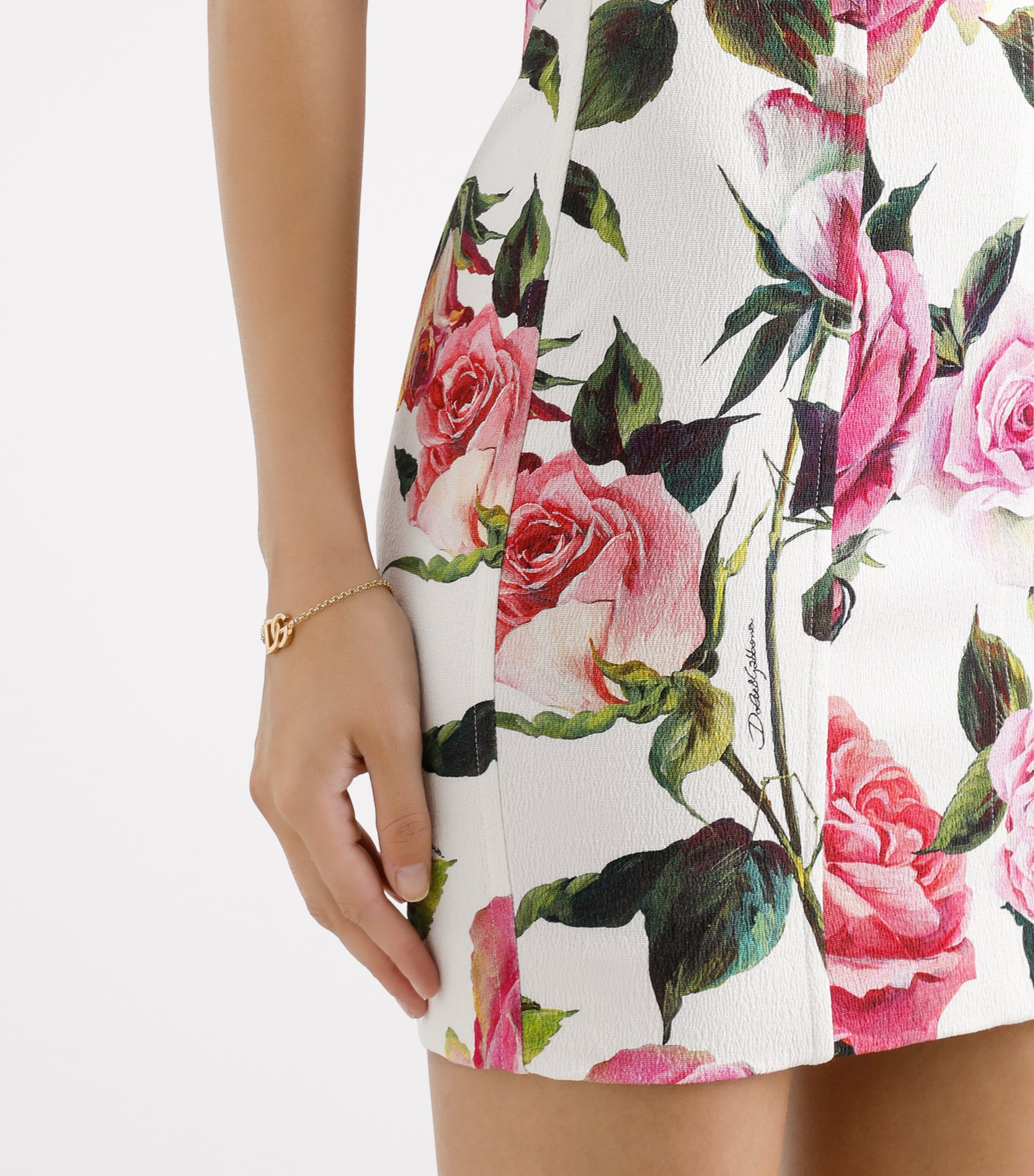 Floral Print Mini Dress HA5IG-ROSE RO Image 3