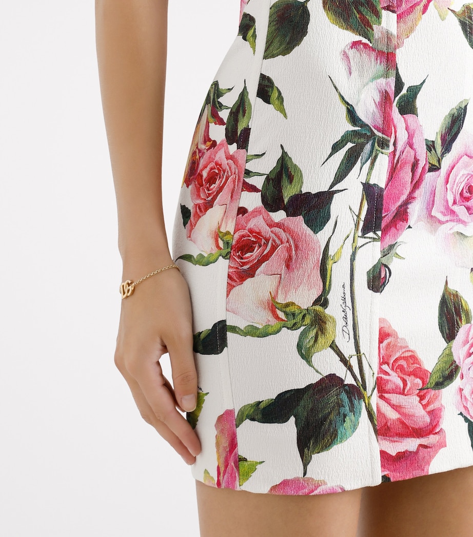 Floral Print Mini Dress HA5IG-ROSE RO Image 3