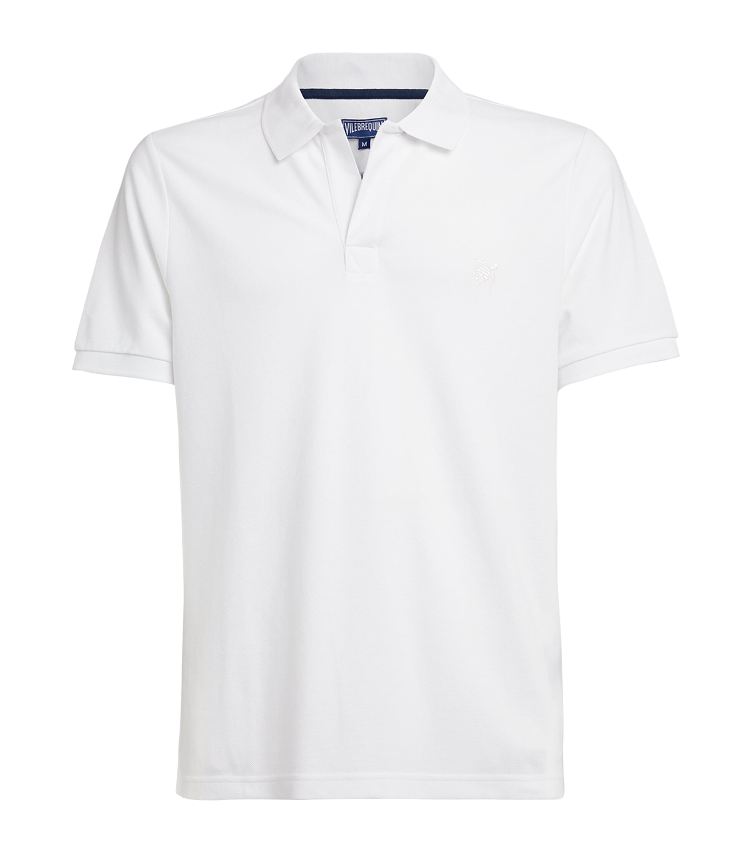 VILEBREQUIN LOGO-EMBROIDERED POLO SHIRT 