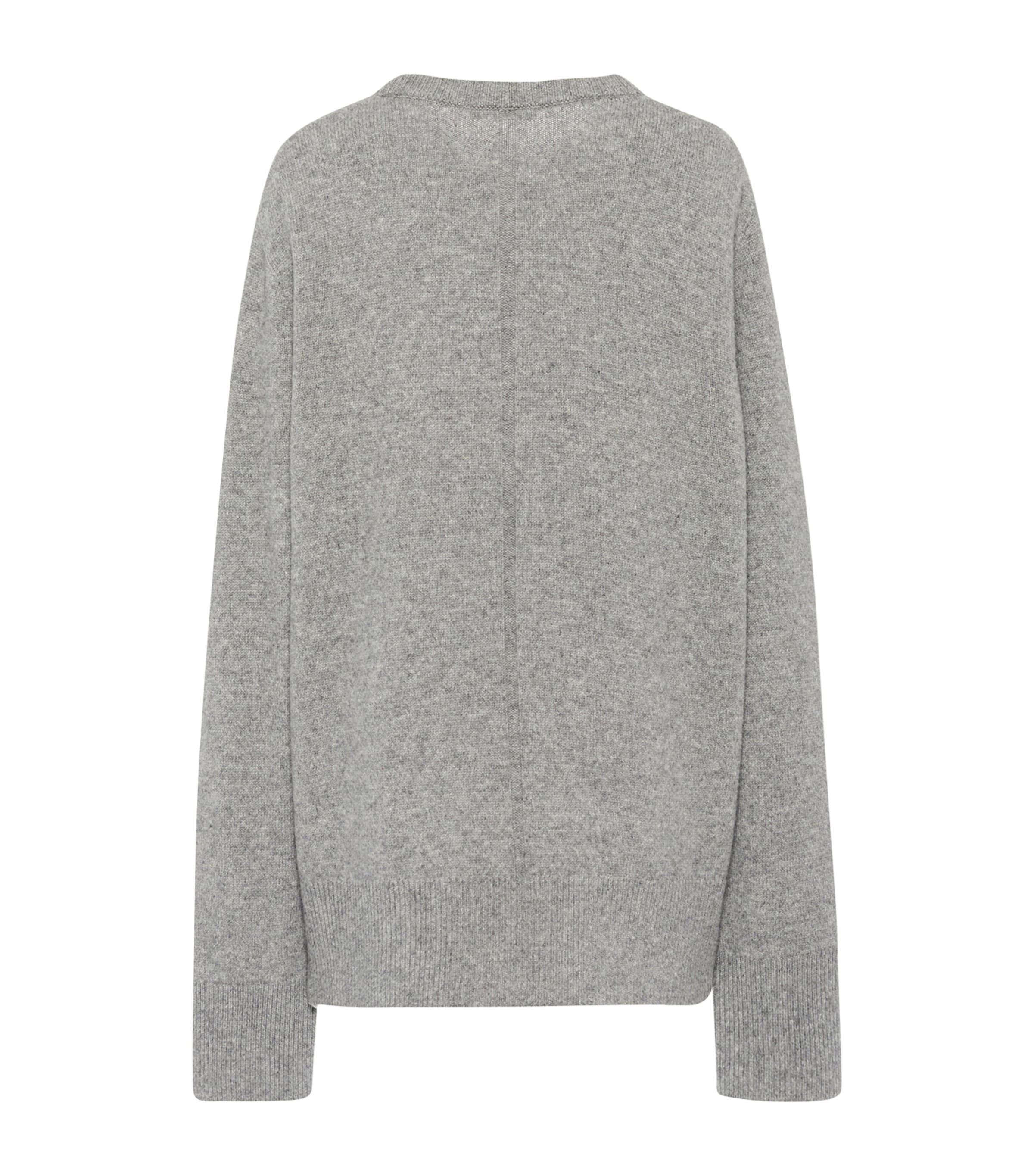 Sibem Wool-Cashmere Sweater GREY MELANGE Image 2