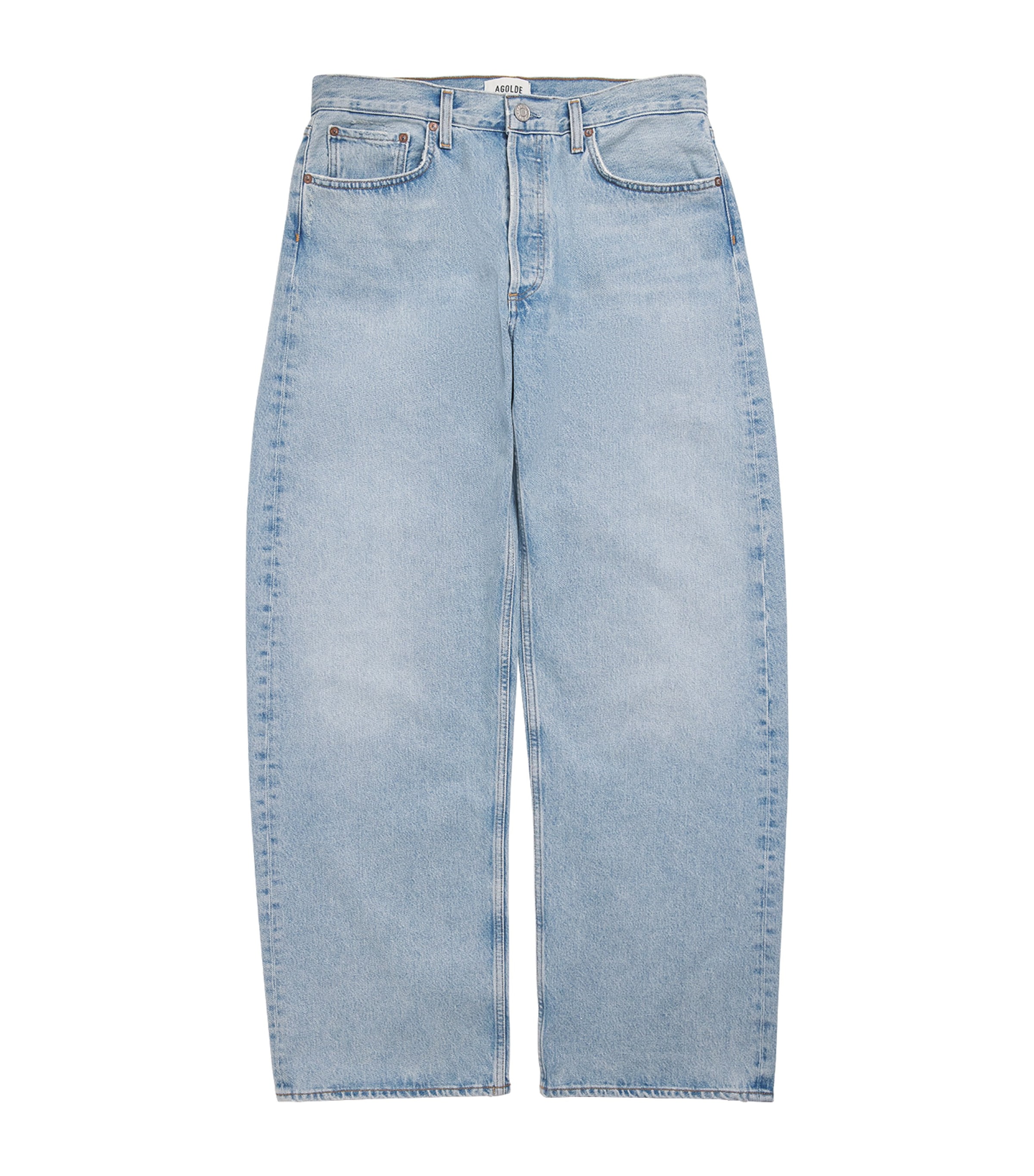 AGOLDE Mens Afton Wide-Leg Jeans Orten (lt Vint Ind) Image 1