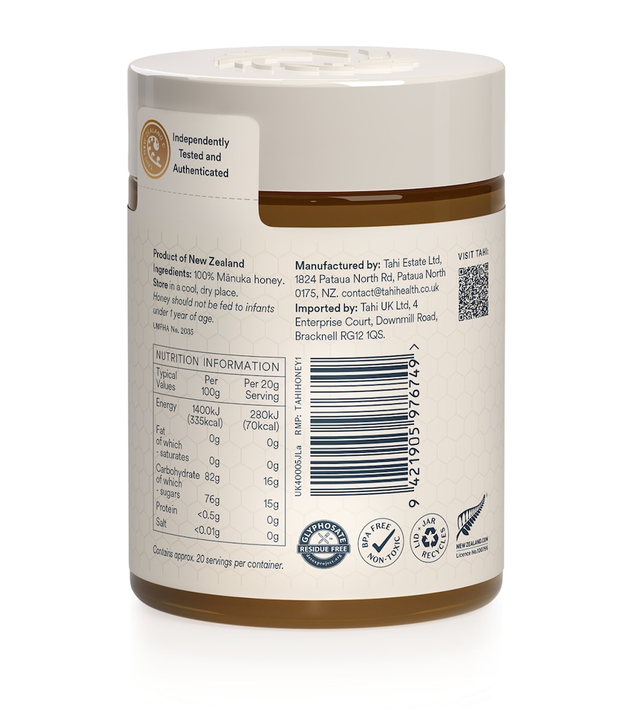 Tahi Honey Manuka Honey UMF™ 5+ / MGO 83+ (400g) Image 2