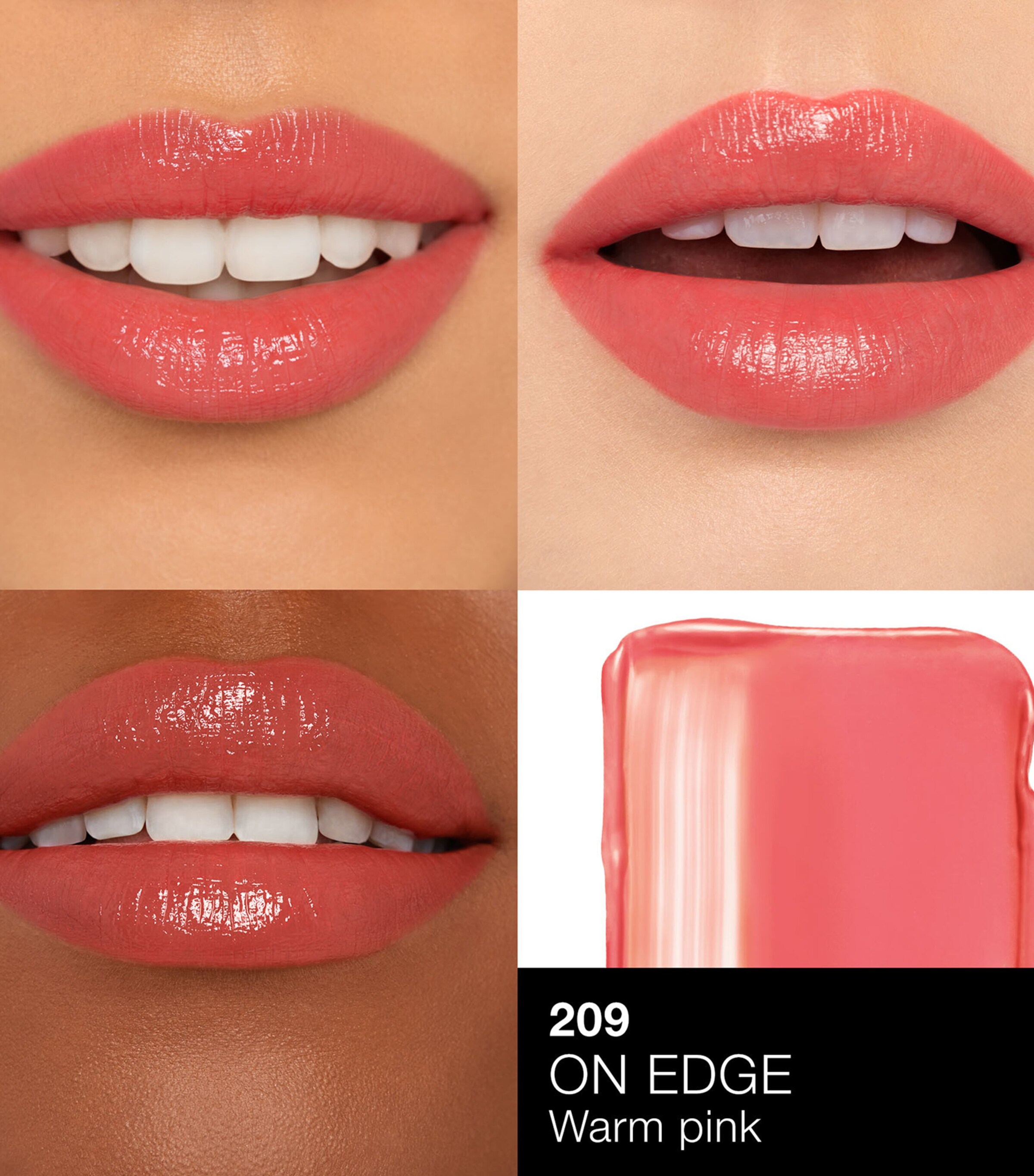 NARS Afterglow Sensual Shine Lipstick On Edge Image 4