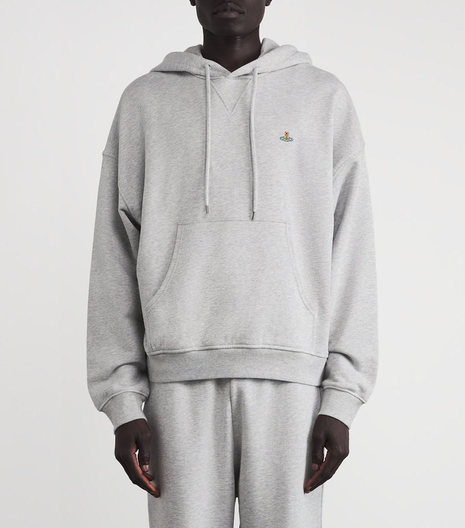 Orb Ashton Hoodie P001 GREY MELANGE Image 3
