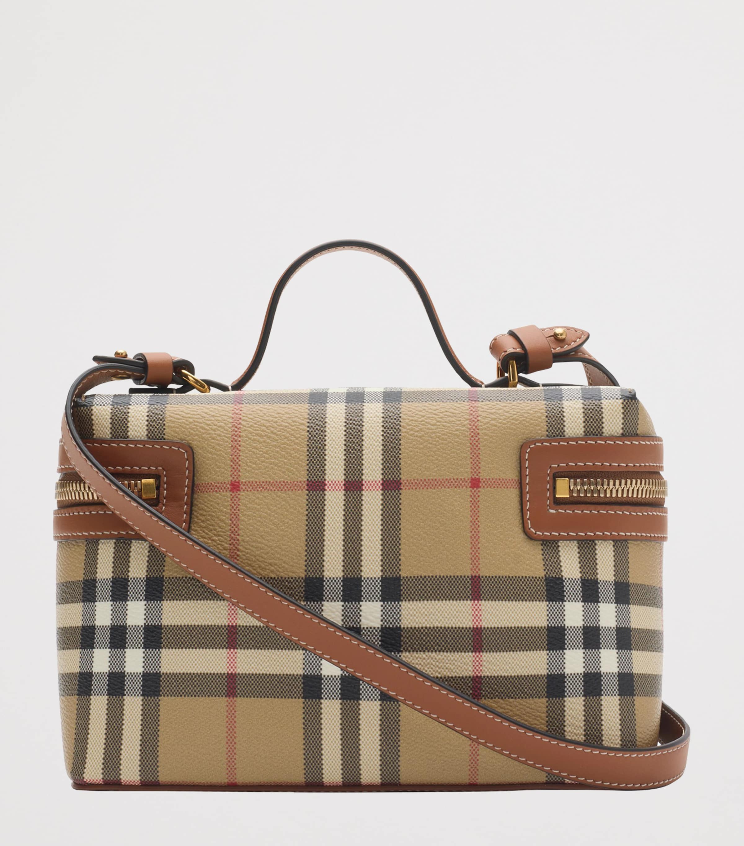 Check Vanity Crossbody Bag VNTG CHKBRIAR BROWN Image 3