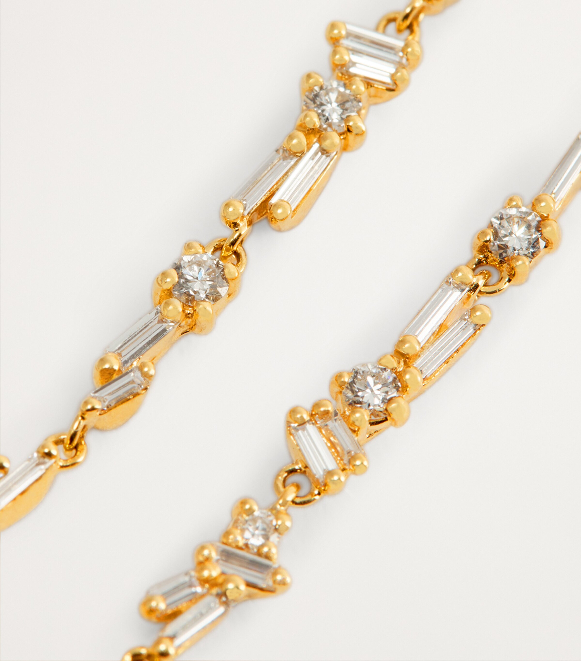 Suzanne Kalan Yellow Gold and Diamond Sparkler Bracelet Yg/wd Image 6