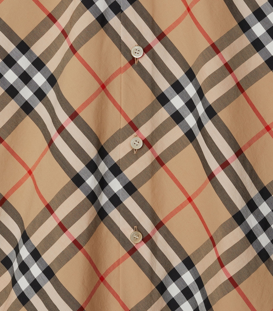 Cotton Poplin Check Shirt SAND IP CHECK Image 2