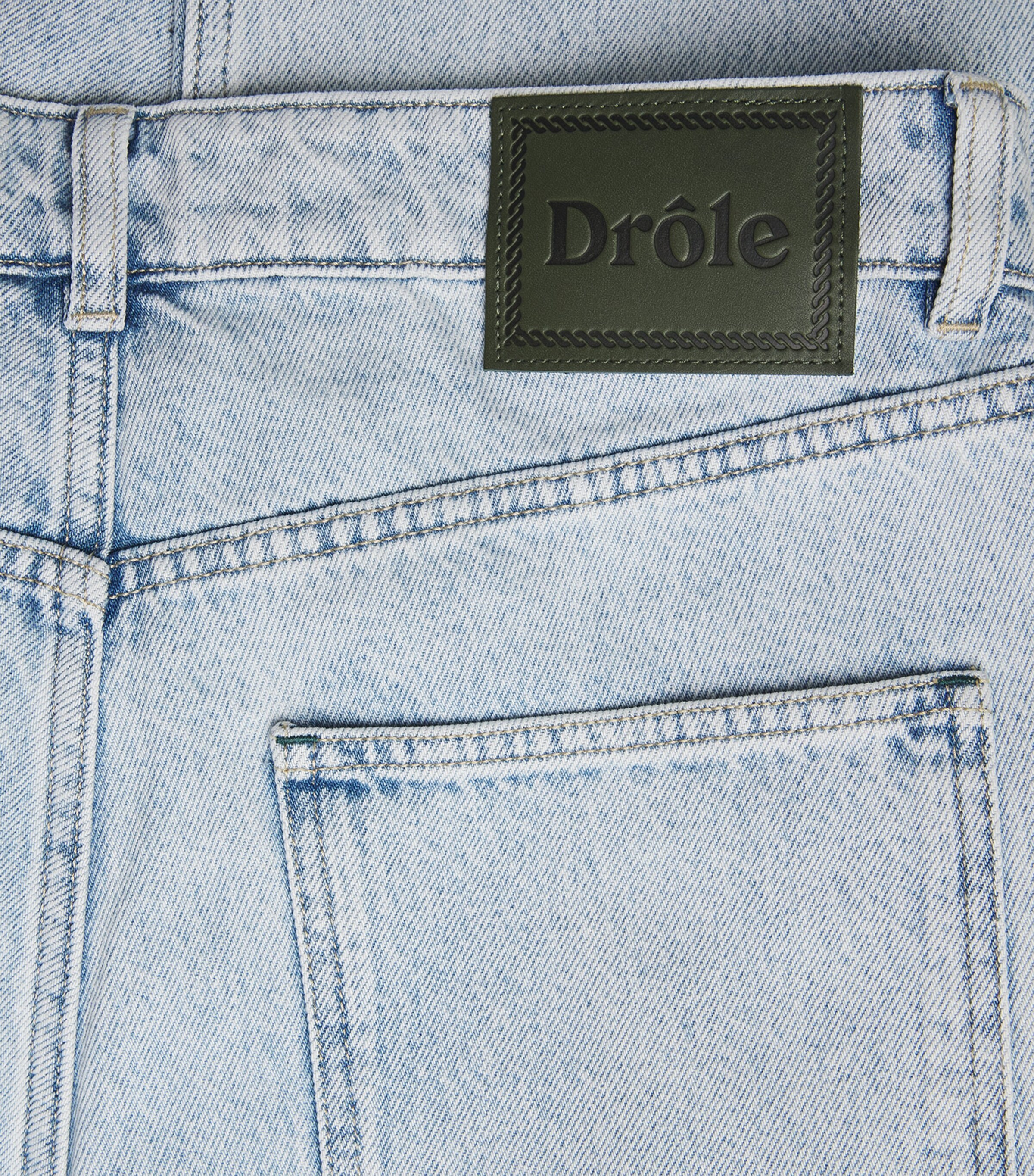 Cord-Pocket Straight Jeans LBE / LIGHT BLUE Image 5
