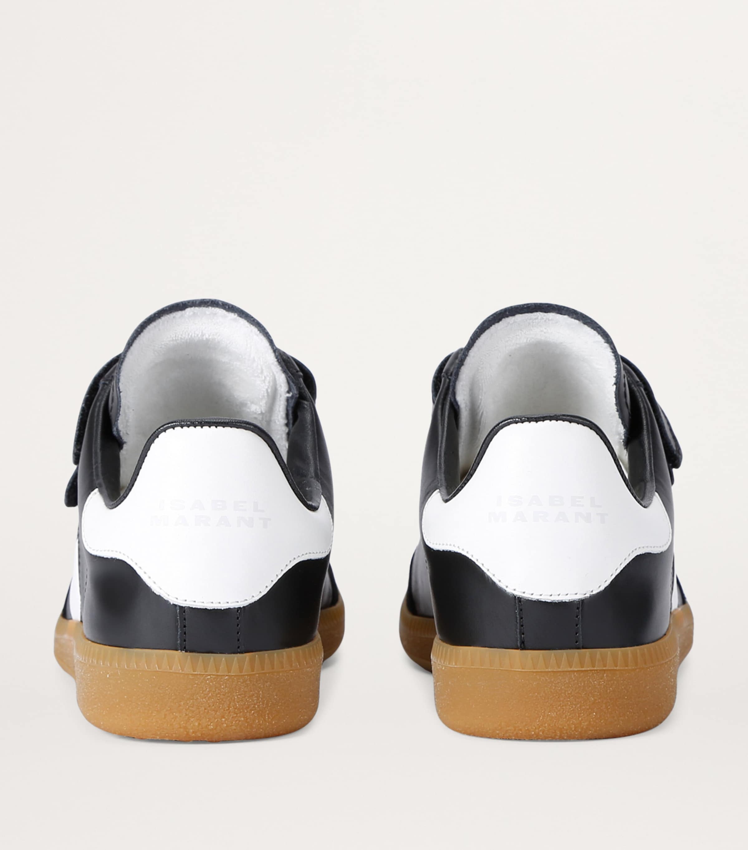 Isabel Marant Leather Beth Logo Sneakers | Harrods US