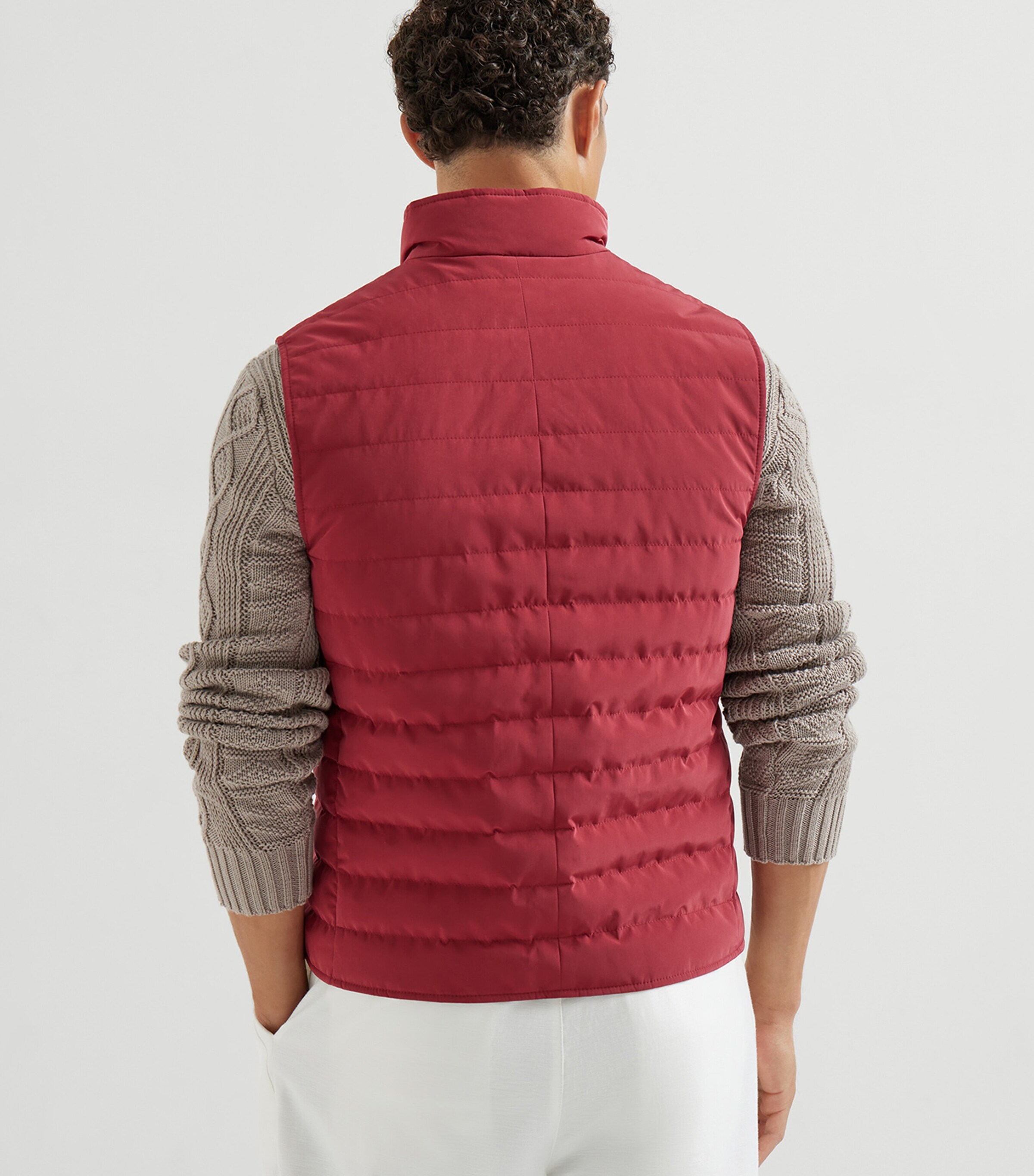 Brunello Cucinelli Mens Water-Resistant Gilet Image 5