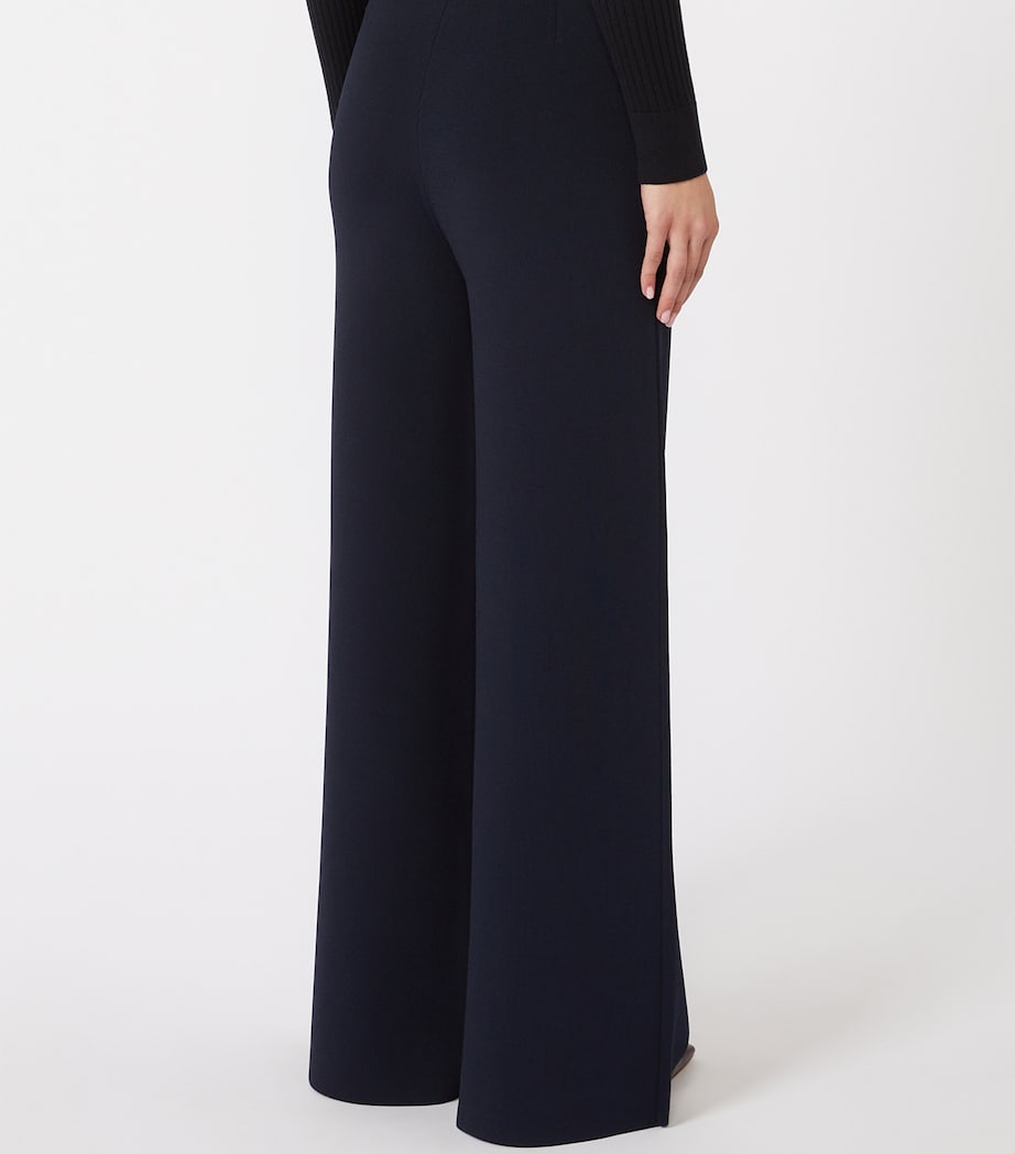 Knit Wide-Leg Trousers ULTRAMARINE Image 4