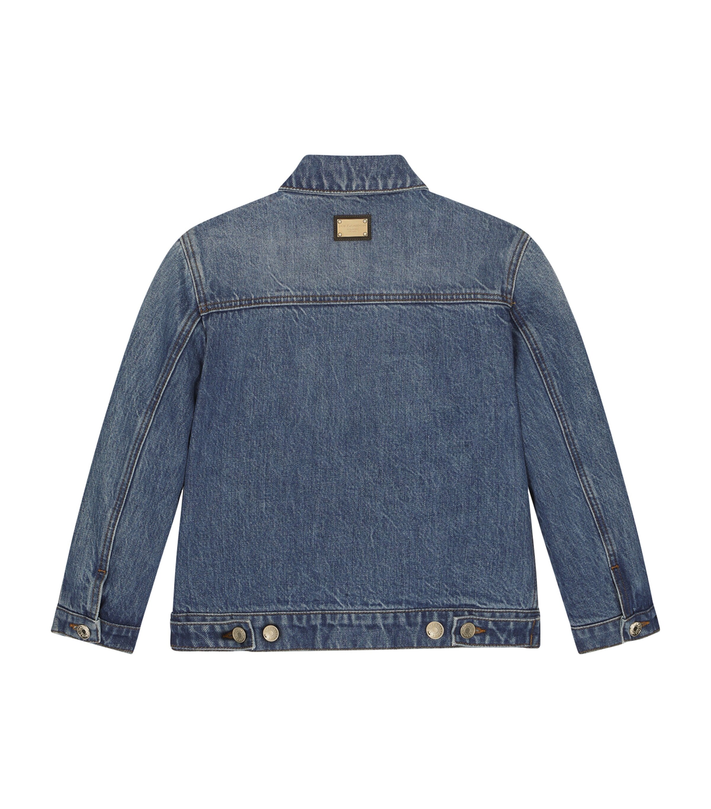 Dolce & Gabbana Kids Multi Embroidered Denim Jacket (2-6 Years