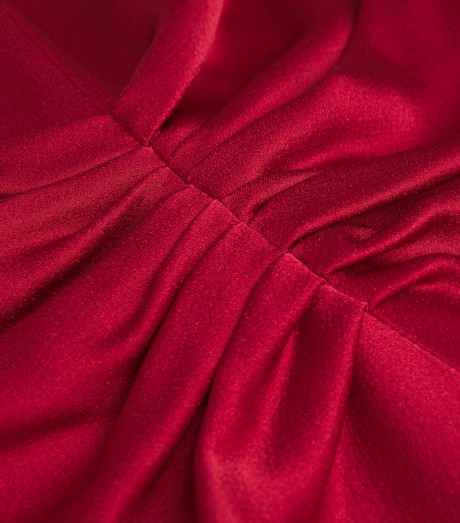 Gathered Waist Midi Dress 3311 ROSE Image 5